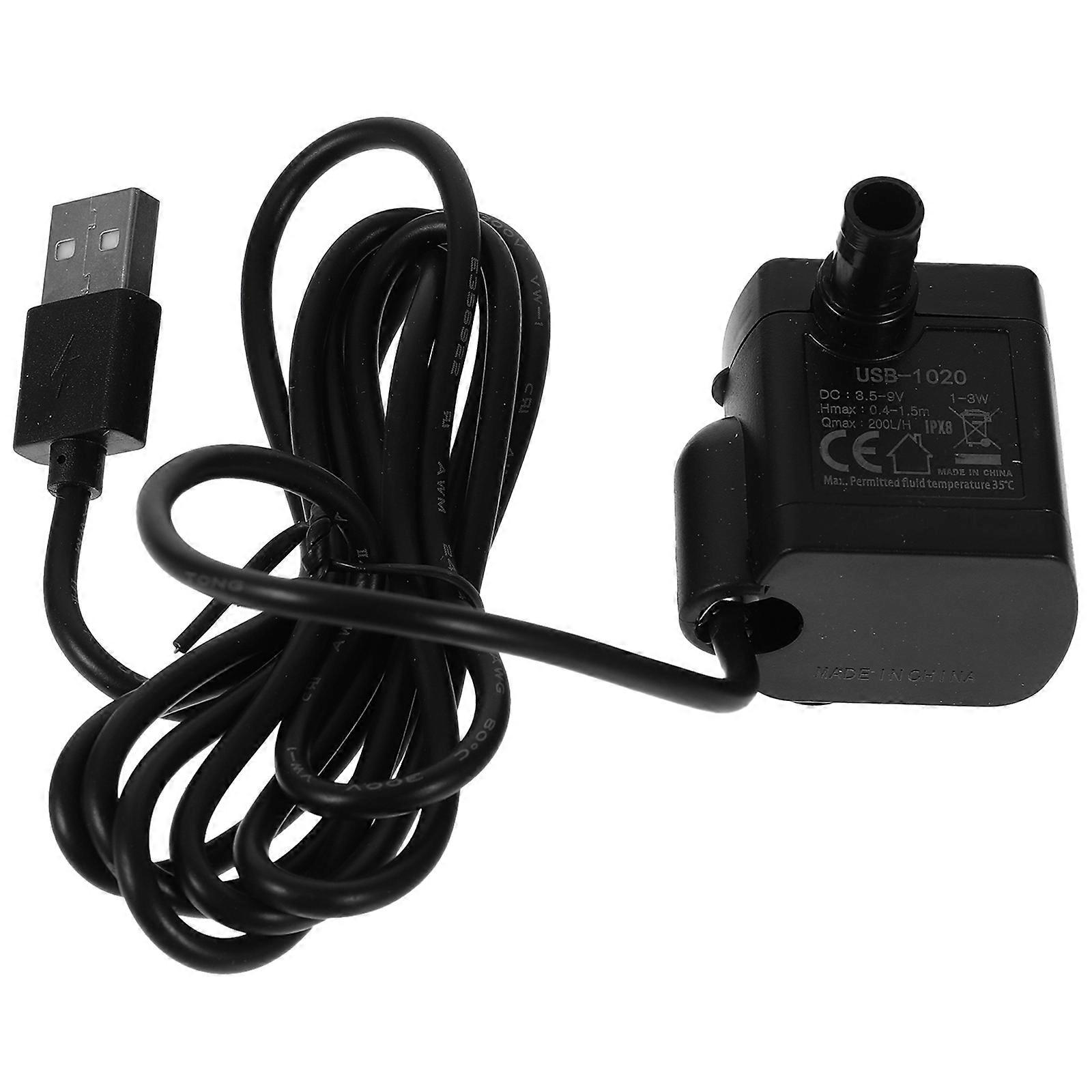 Quiet Submersible Pump with Adjustable Pressure Control for Aquarium Environments