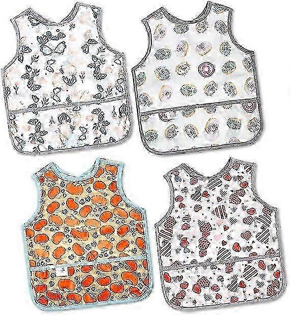 Waterproof Plastic Baby Bibs for Eating