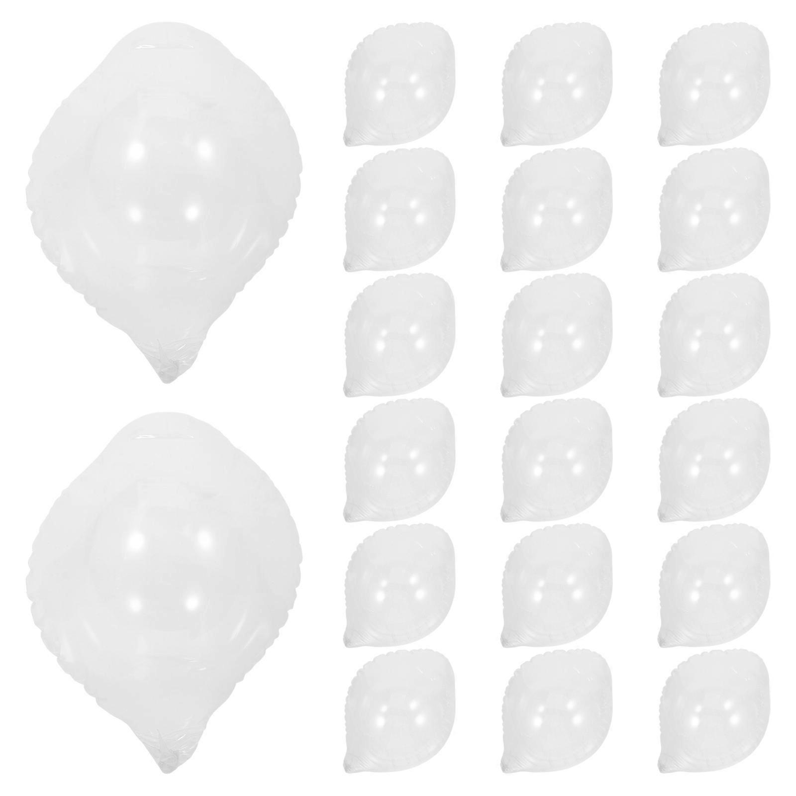 Clear Balloons Bubbles Reusable TPU Round Design for Baby Shower Festivals Decoration 20Pcs