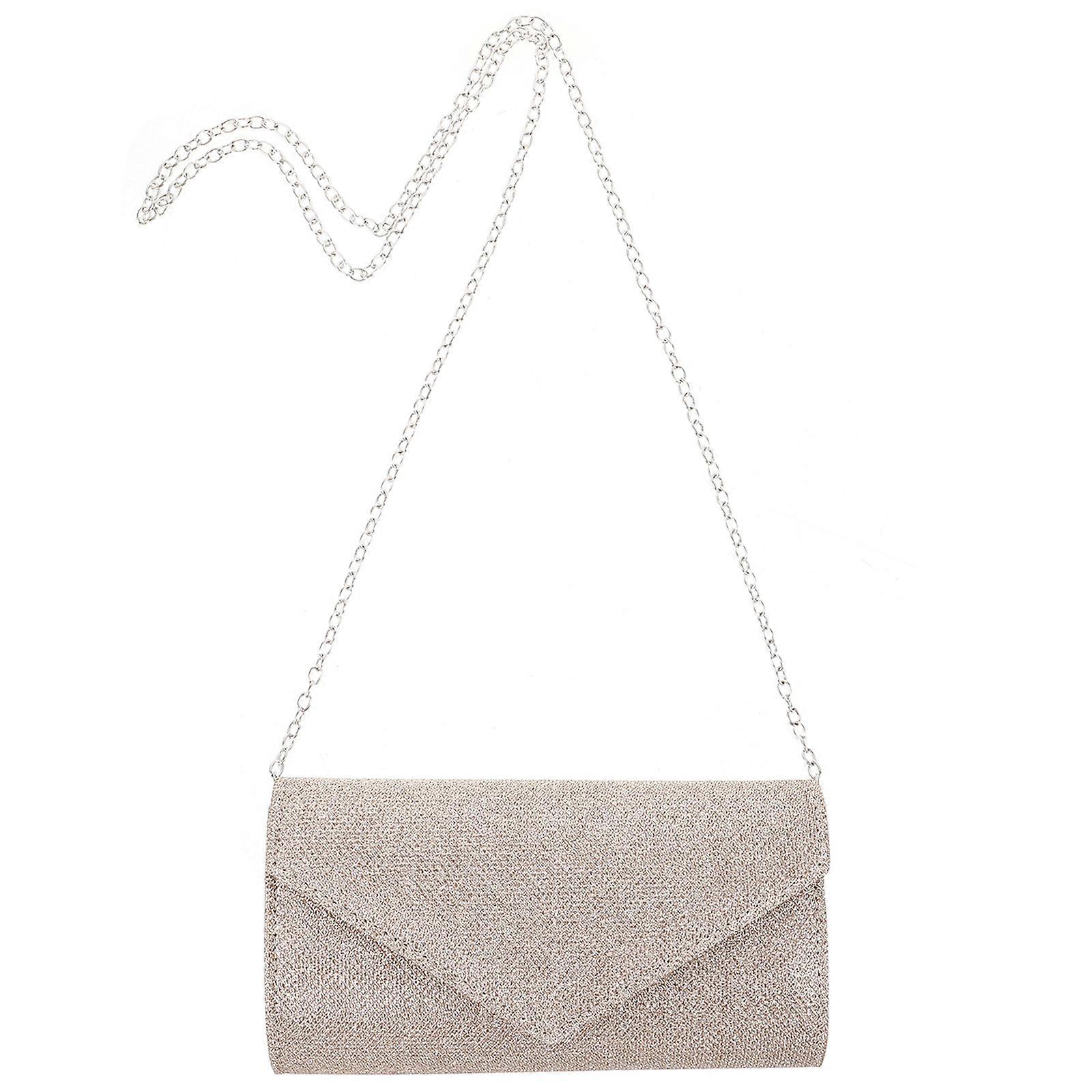 Sparkly Sequin Envelope Clutch for Women – Elegant Mini Evening Bag with Chain, Versatile Shiny Purse for Prom and Parties