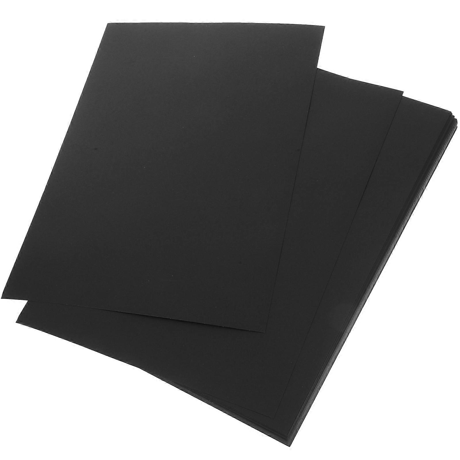 Diy Craft Making Drawing Crafts Card Paper Rectangular Classic Black A4 Craft Making 50Pcs