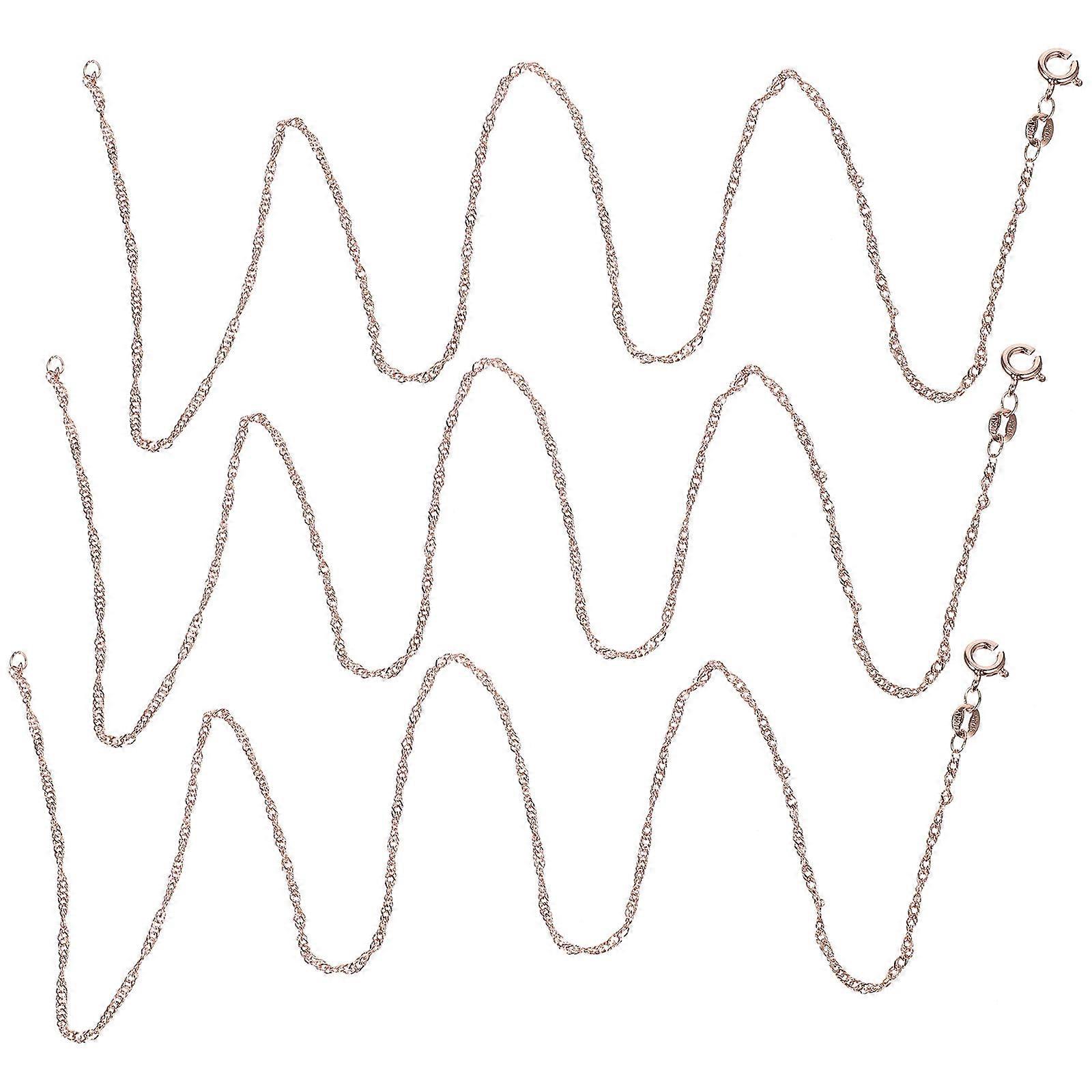 Jewellery Making Chain Copper Diy Projects Crafts Wave Shape Simple Style 3Pack