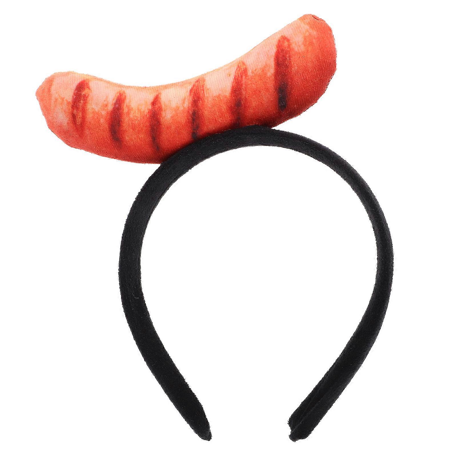 Funny Simulation Food Headband – Soft & Comfortable Cosplay Accessory for Women's Party Costumes – Unique Cartoon Design Hairband for Dress Up