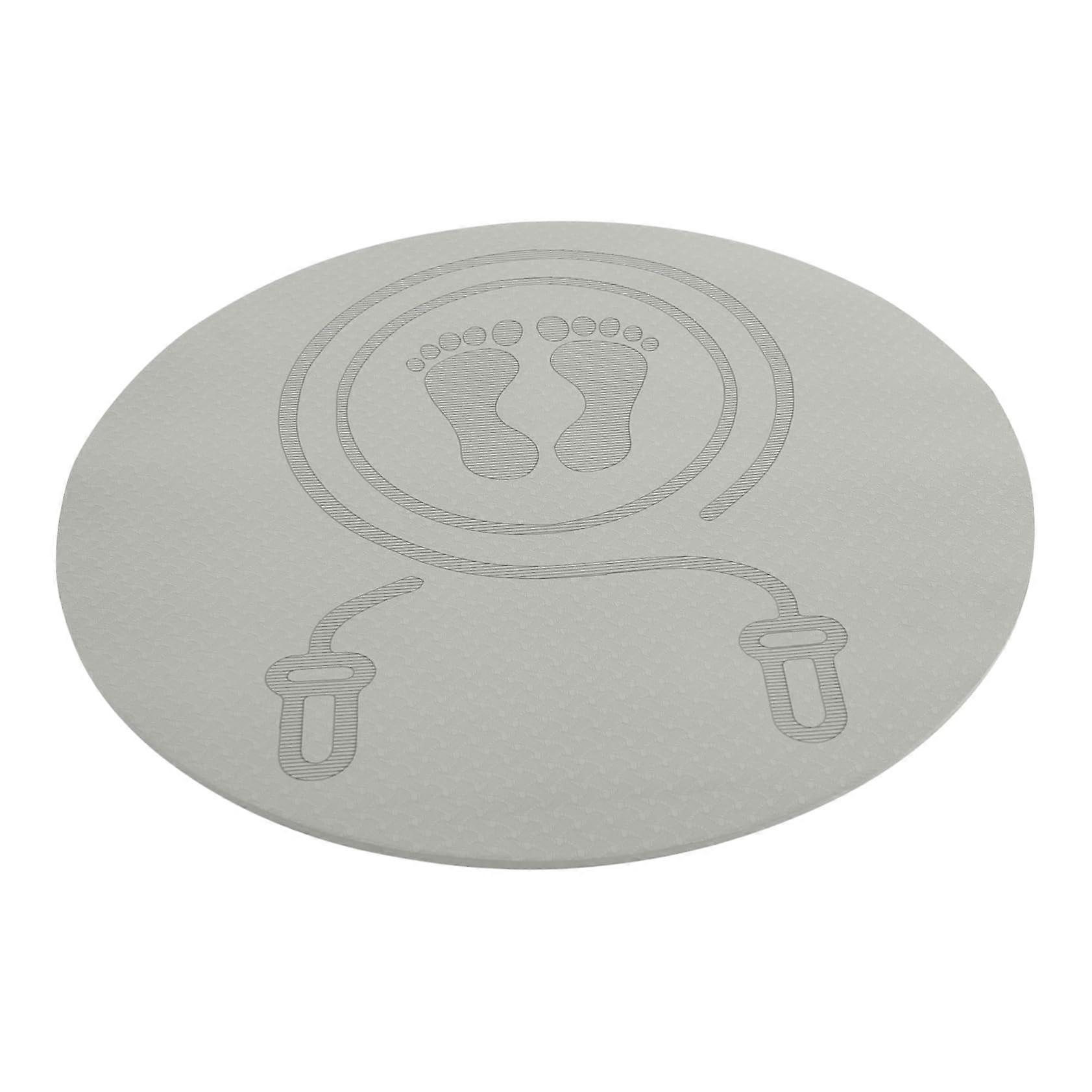 Shockabsorbing and sweatabsorbing TPE fitness mat for jumping rope and daily indoor exercises.