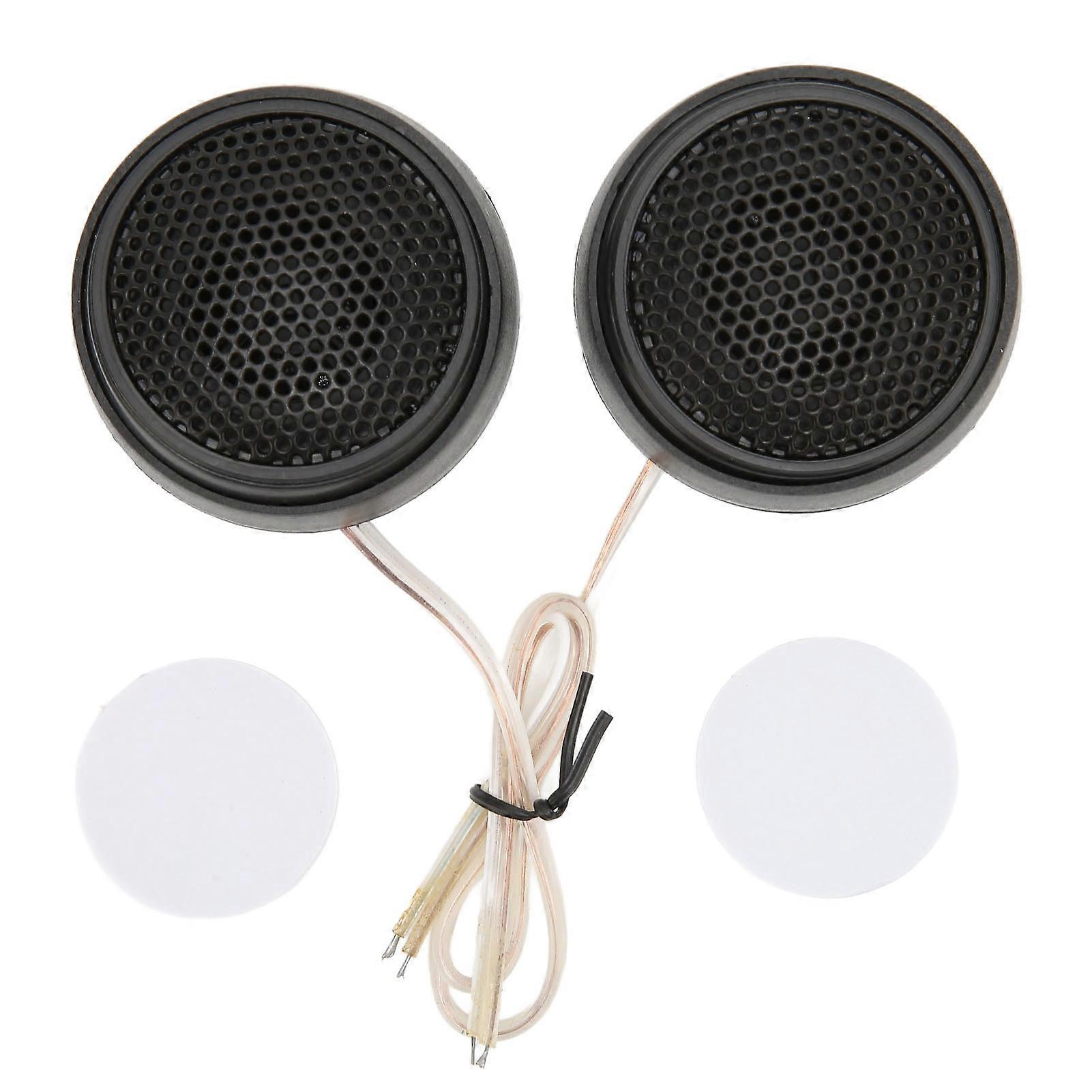 2Pcs 1000W Car Dome Tweeter High Sensitivity Stereo Speaker with Base for o System