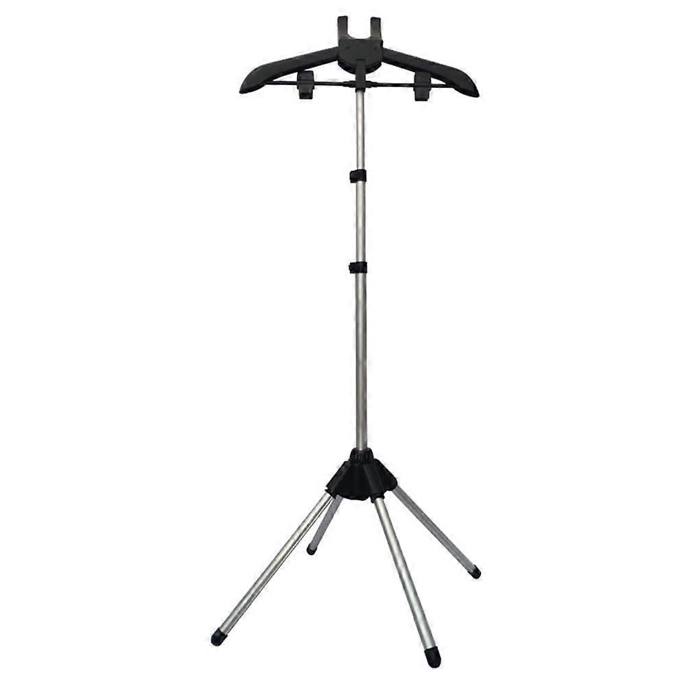 Floor Hanging Iron for Household Display Rack Clothes Hanger Foldable Tripod Steam Iron Black Ref: 1909