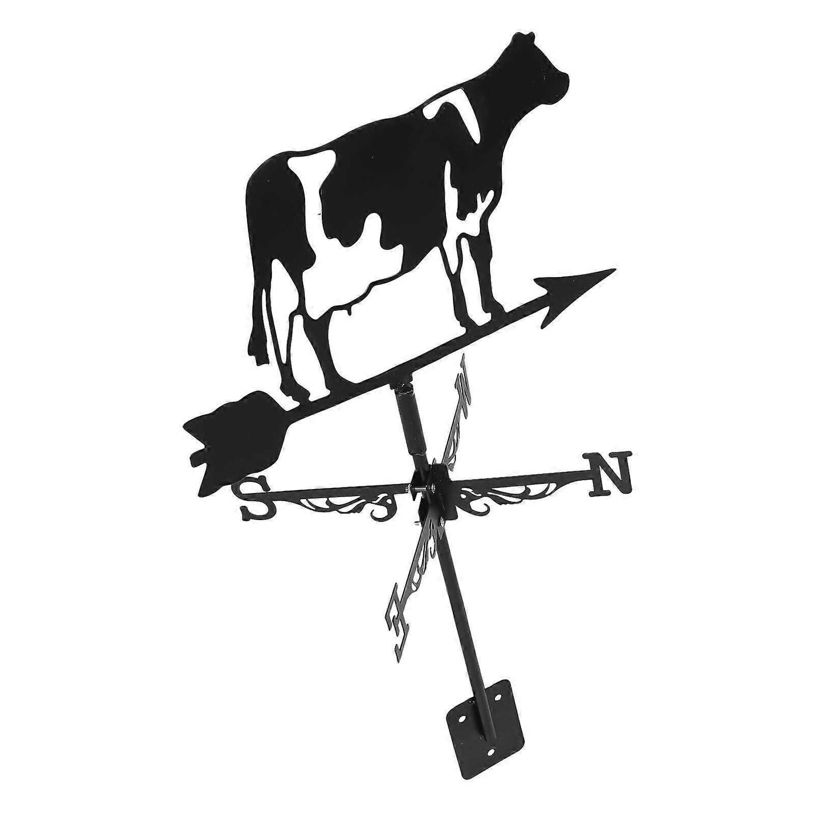 屋上風見鶏屋外ガーデンデコレーション3D牛形鉄ヨーロピアンスタイル58.00X33.00X29.00CM 1セット
