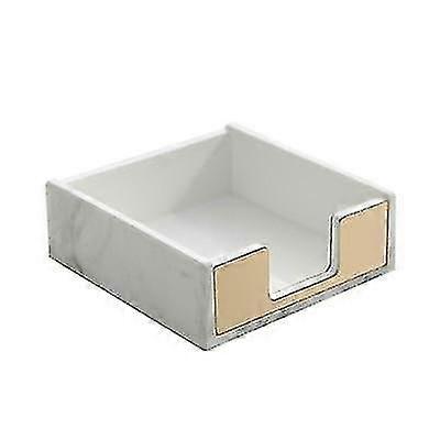 Marble Pattern Office Supplies Unique Desktop Sticky Notes Organizer