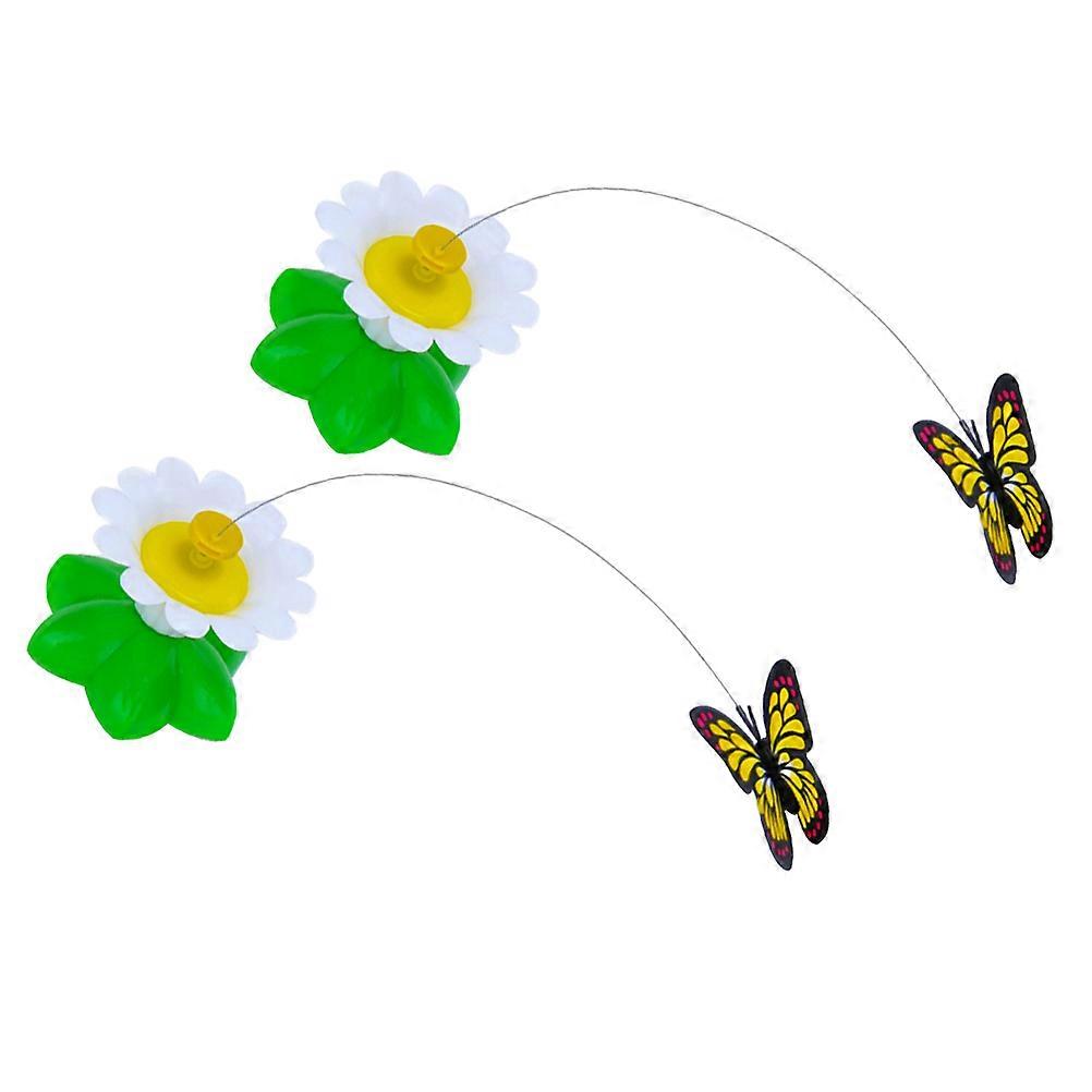 Cat Spring Toys for Indoor Cats Delicate Teasing Toy Shape Exercise for Cats 2Set