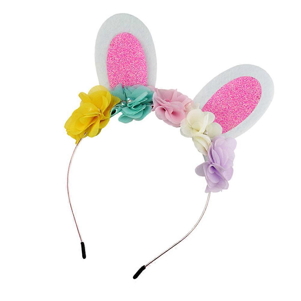 Bunny Ears Wide Hair Band Costume Events Photo Props 2Pcs