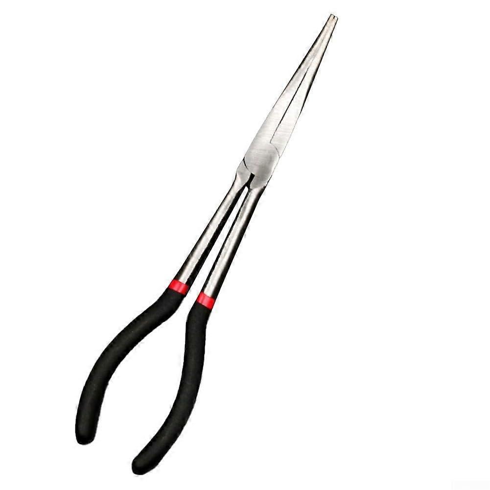 Narrow reach, ergonomic, extended needlenose pliers for complex tasks, 27.9 cm, 3piece set