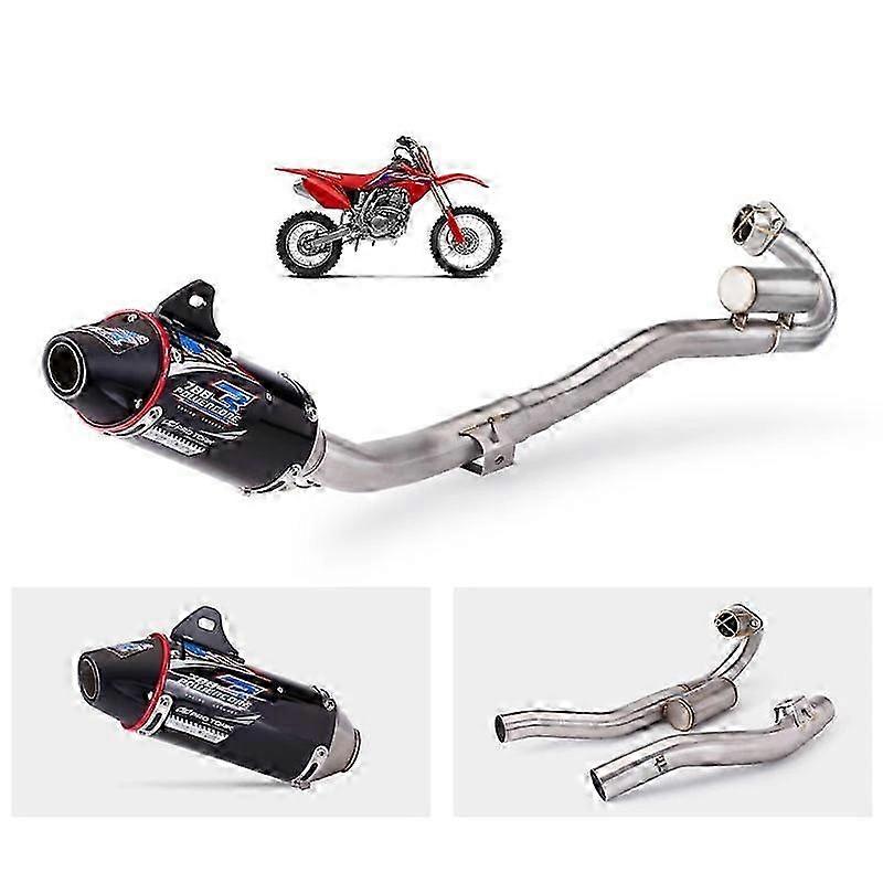 Non-slip Exhaust Pipe for Motorcycles, Complete Exhaust System, Front Silencer, for Certain Brand CRF150F CRF230F 2003-2016