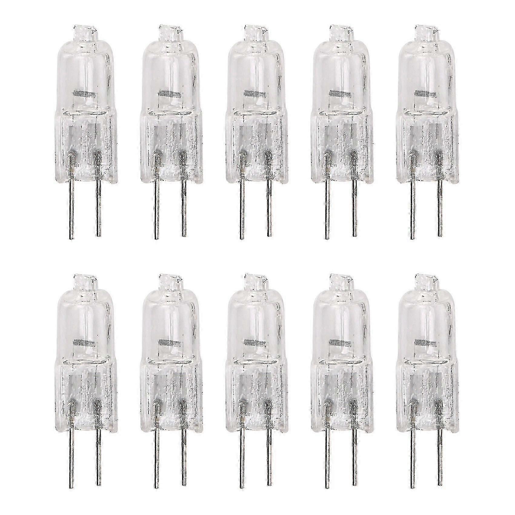10 X G4 Lâmpada de Luz Halógena Iluminação 10w Branco Quente - JA