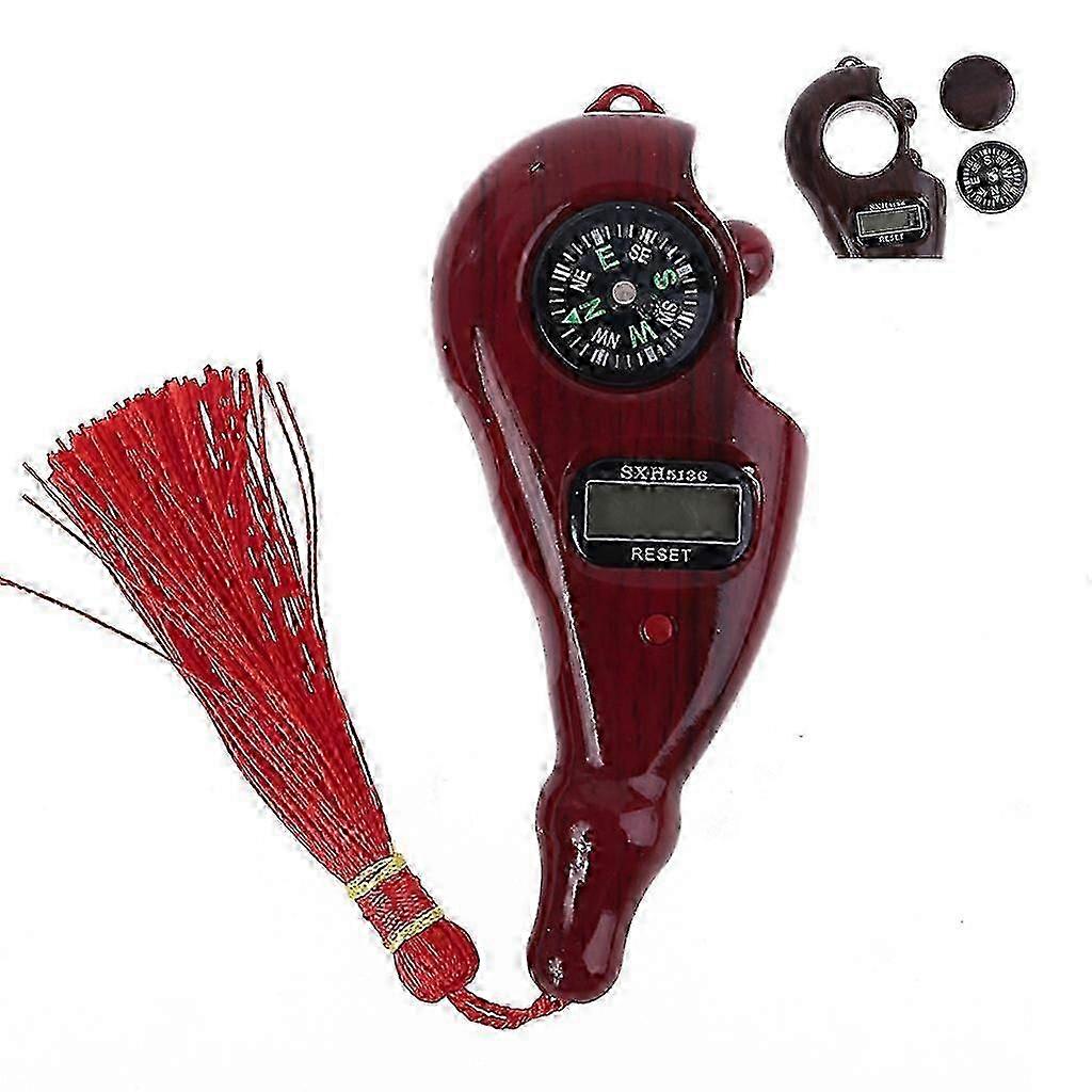 Portable Muslim Prayer Bead Tally Counter with Compass Digital Tasbih Counter Finger Counter in Various Colors