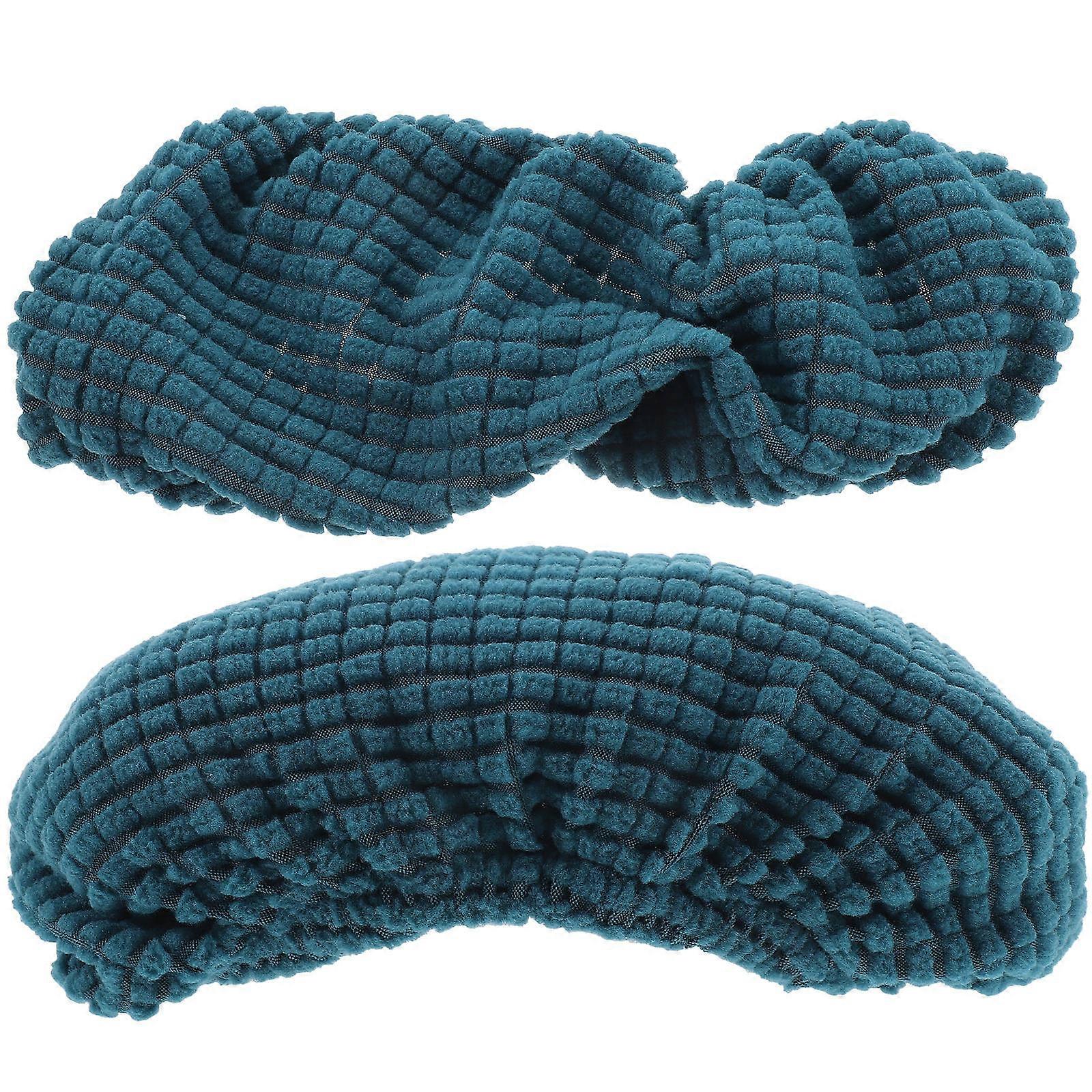 Chair Arm Protectors Rectangular Lint Material Ergonomic Support Home 2Pack