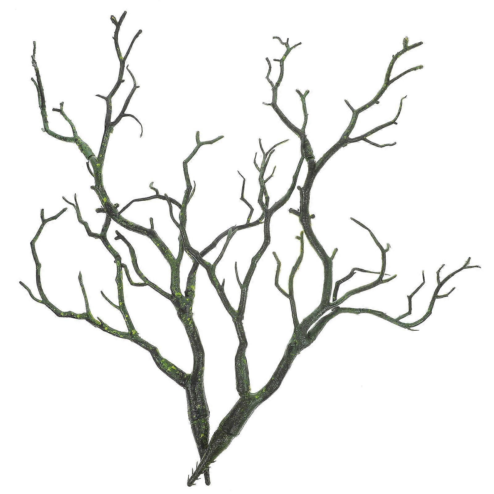 Realistic Artificial Tree Branches Set Decorative Faux Branches for Home, Office, DIY Arrangements & Photography Props (2pcs)