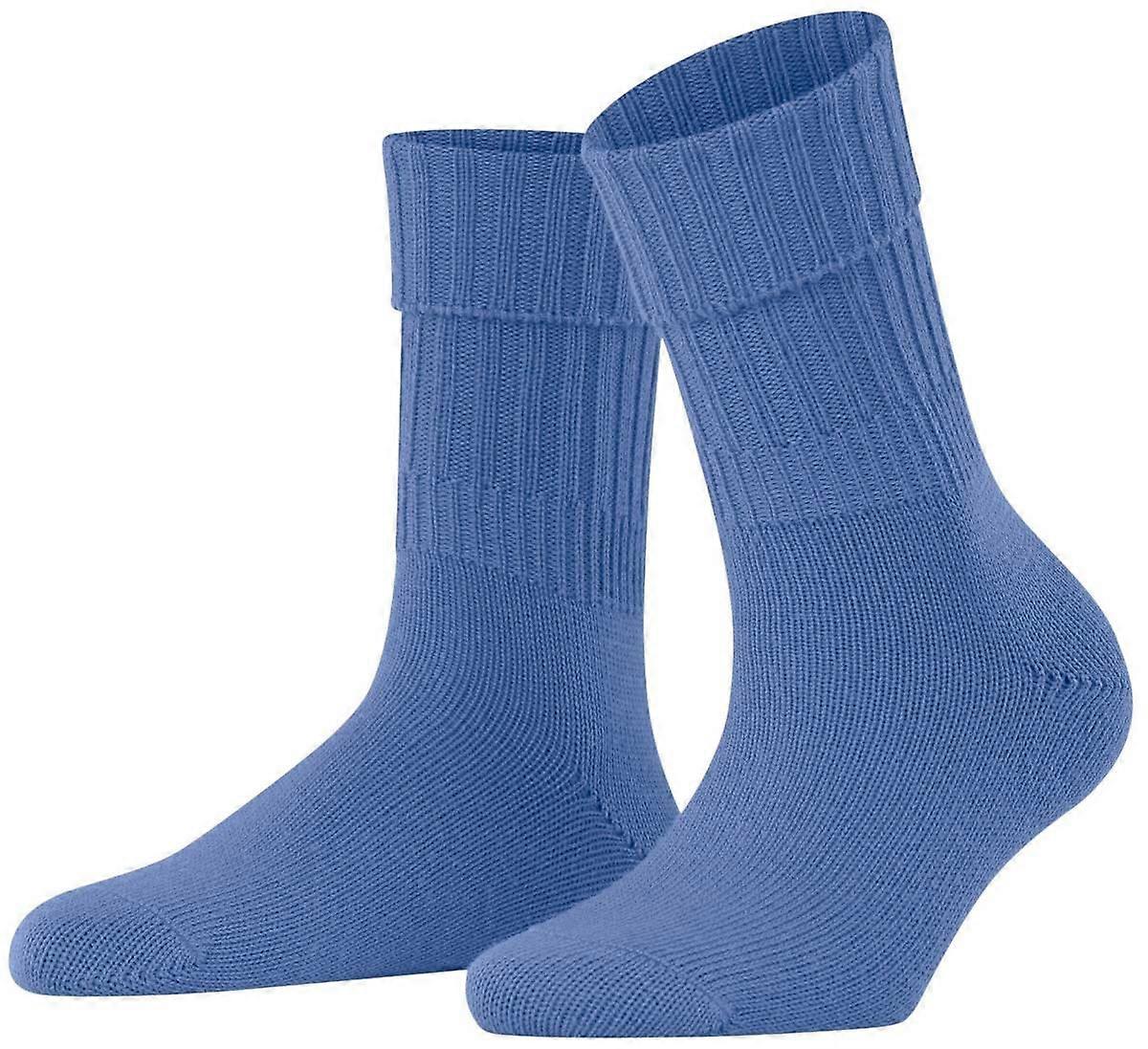 Falke Striggings Rib Boot Socken - Water Blue
