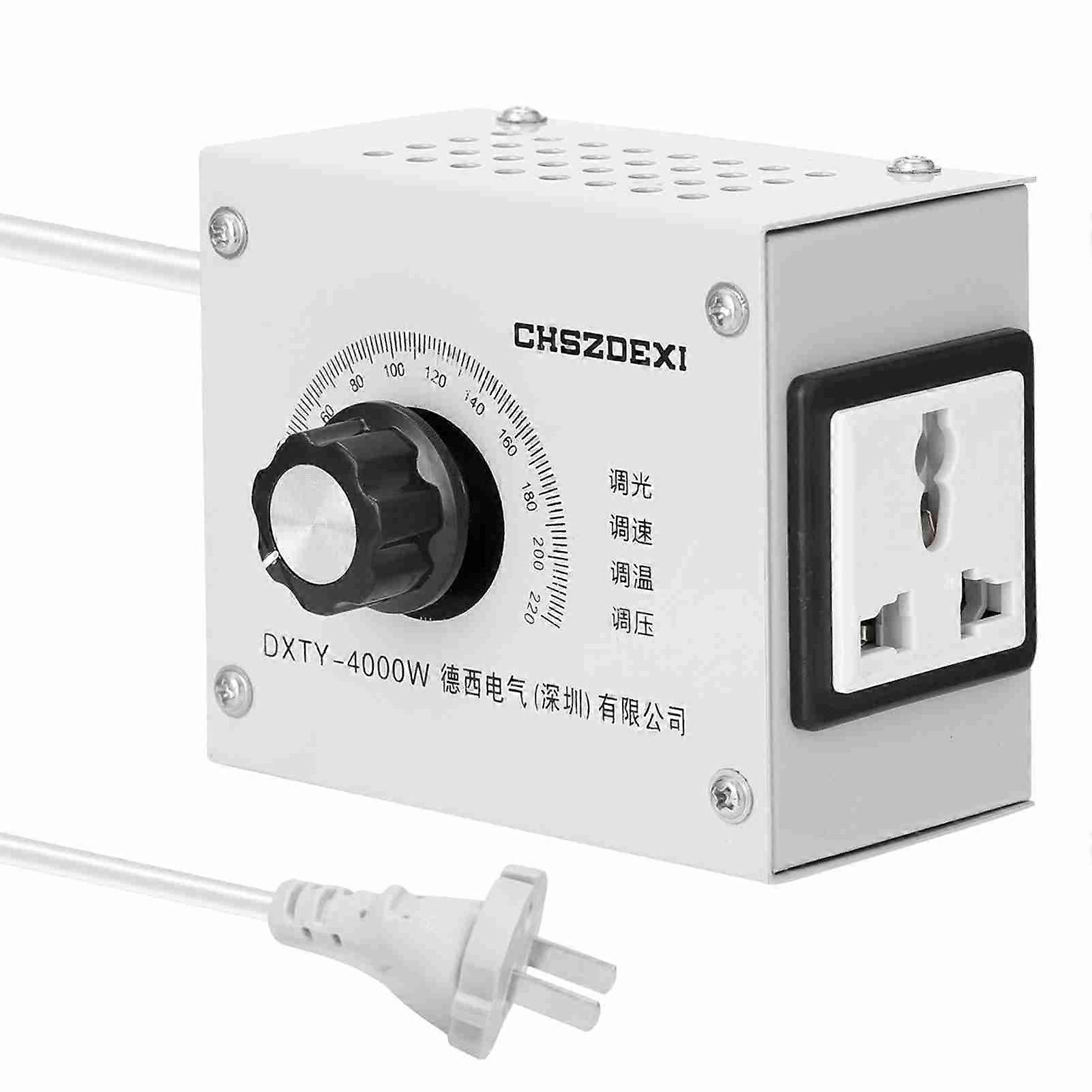 Compact Variable Voltage Regulator Portable Speed Temperature Light Voltage Adjuatable Dimmer