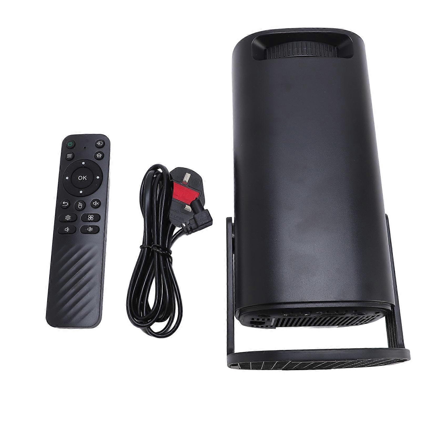 Portable 1080P Smart Projector with 4K, WiFi 6, BT 5.4, 180° Rotation, Android 11