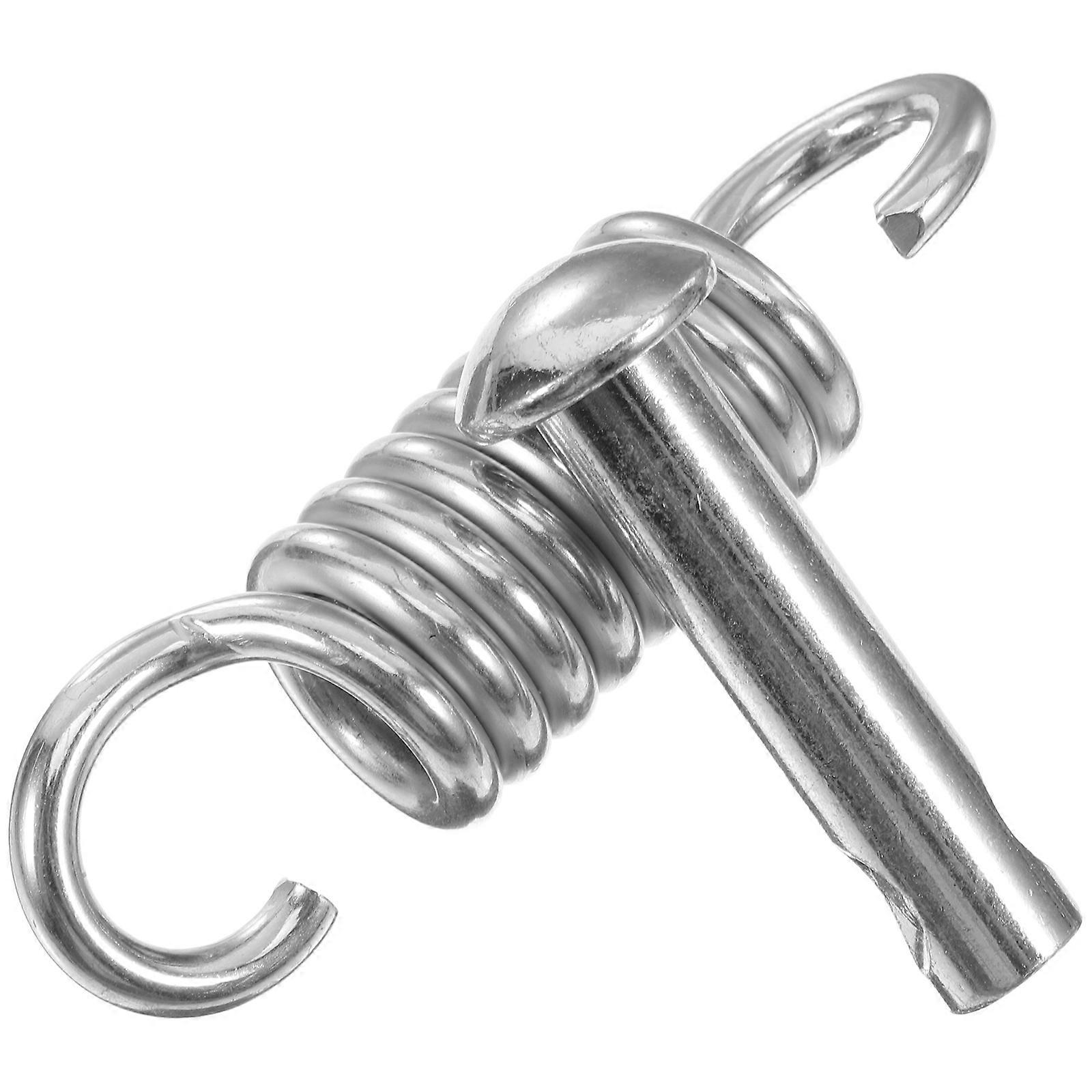 Heavy Duty Swing Hanger Set with Hook, Extension Spring, and Pin Plug for Hanging Chair, Hammock, and Porch Swing Use