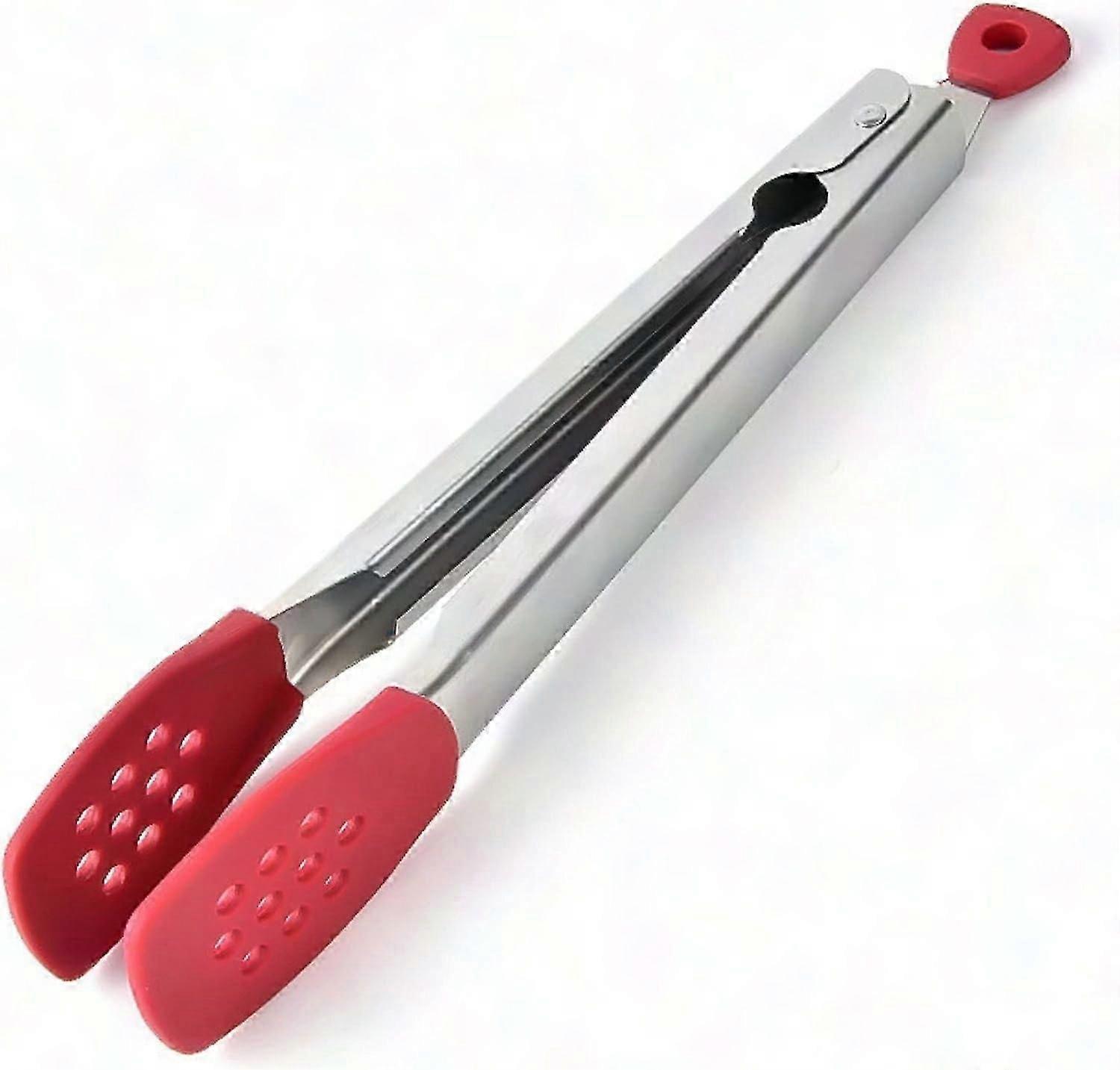 Stainless Steel Kitchen Tongs with Silicone Tips