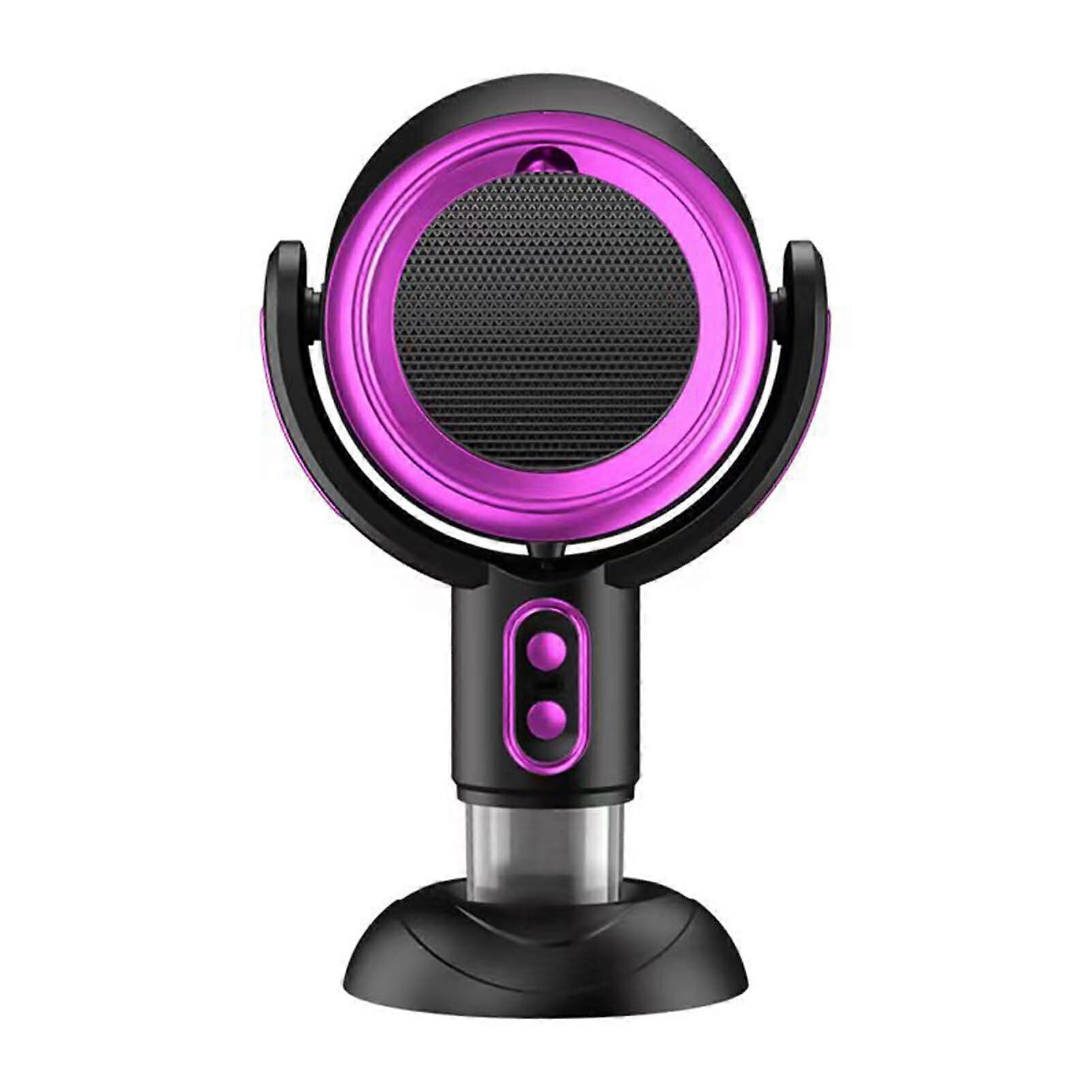 Extendable Extractor Fan for Portable Cooker Hood, Removable ABS Filter, Extendable Negative Ion Air Purifier, Speed Exhaust, Purple (Charging)