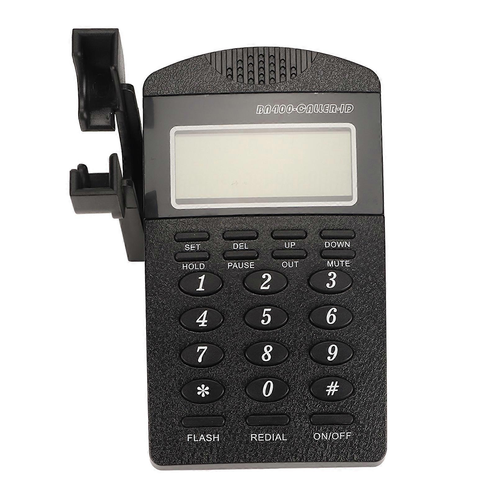 Call Center Dialpad Corded Telephone with Redial Caller ID Dialpad Headset Telephone for Home Call Center Office 