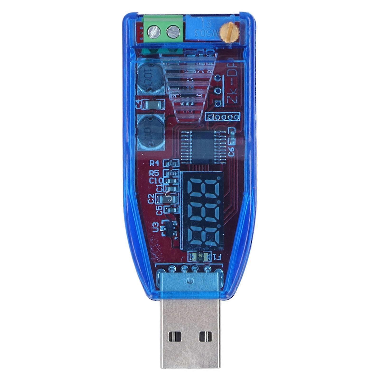 DCDC USB Adjustable Power Supply Module Buck Boost Voltage Converter 5V to 3.3V 9V 12V 24V