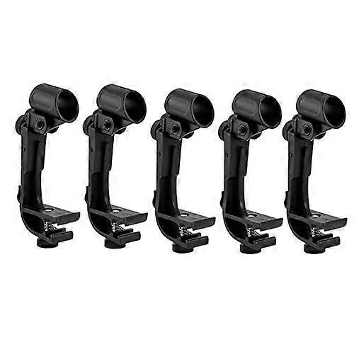 6 x Microphone Clip, Drum Clip, Shockproof Microphone Clip, Microphone Stand, Shockproof, Musical Instrument Accessories Ref: 1943
