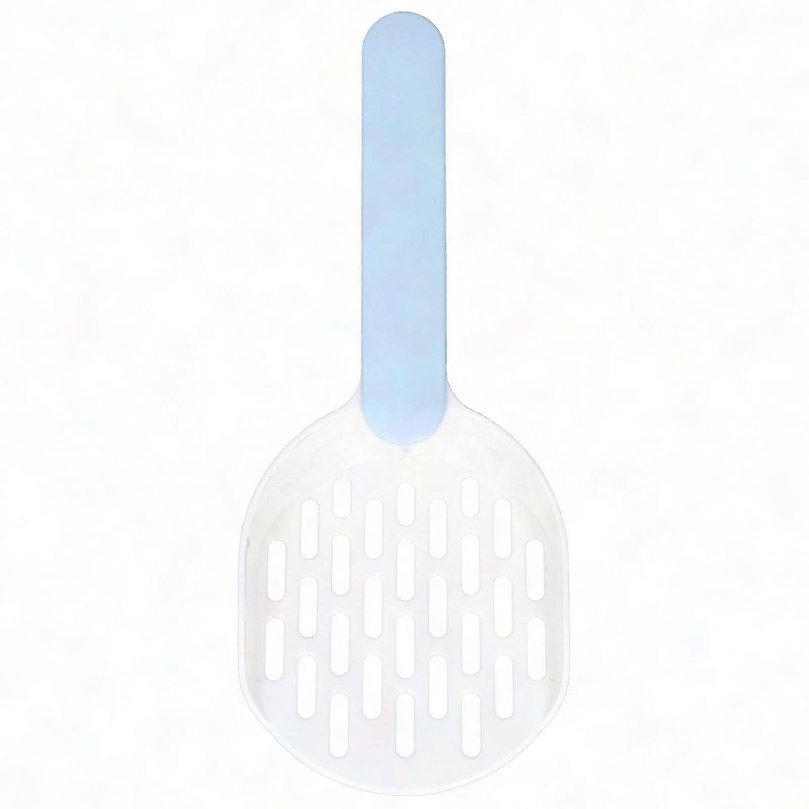 Pet Waste Scoop, Durable Plastic, White and Blue