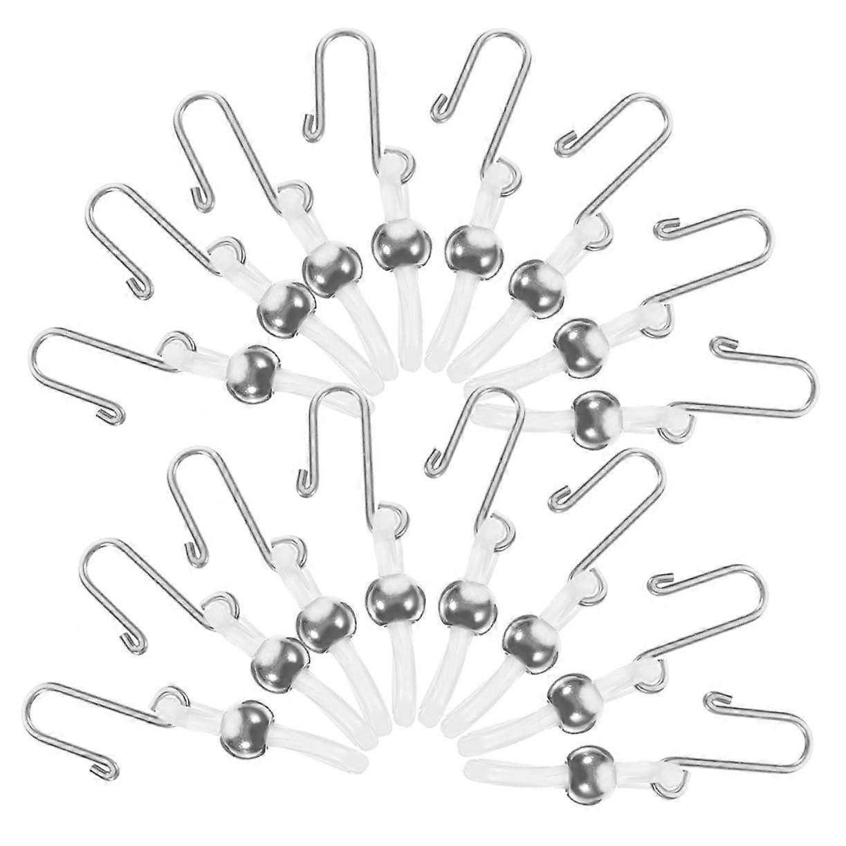 Jeans zipper 20 pieces zipper pull tab slider stopper clamp small clip