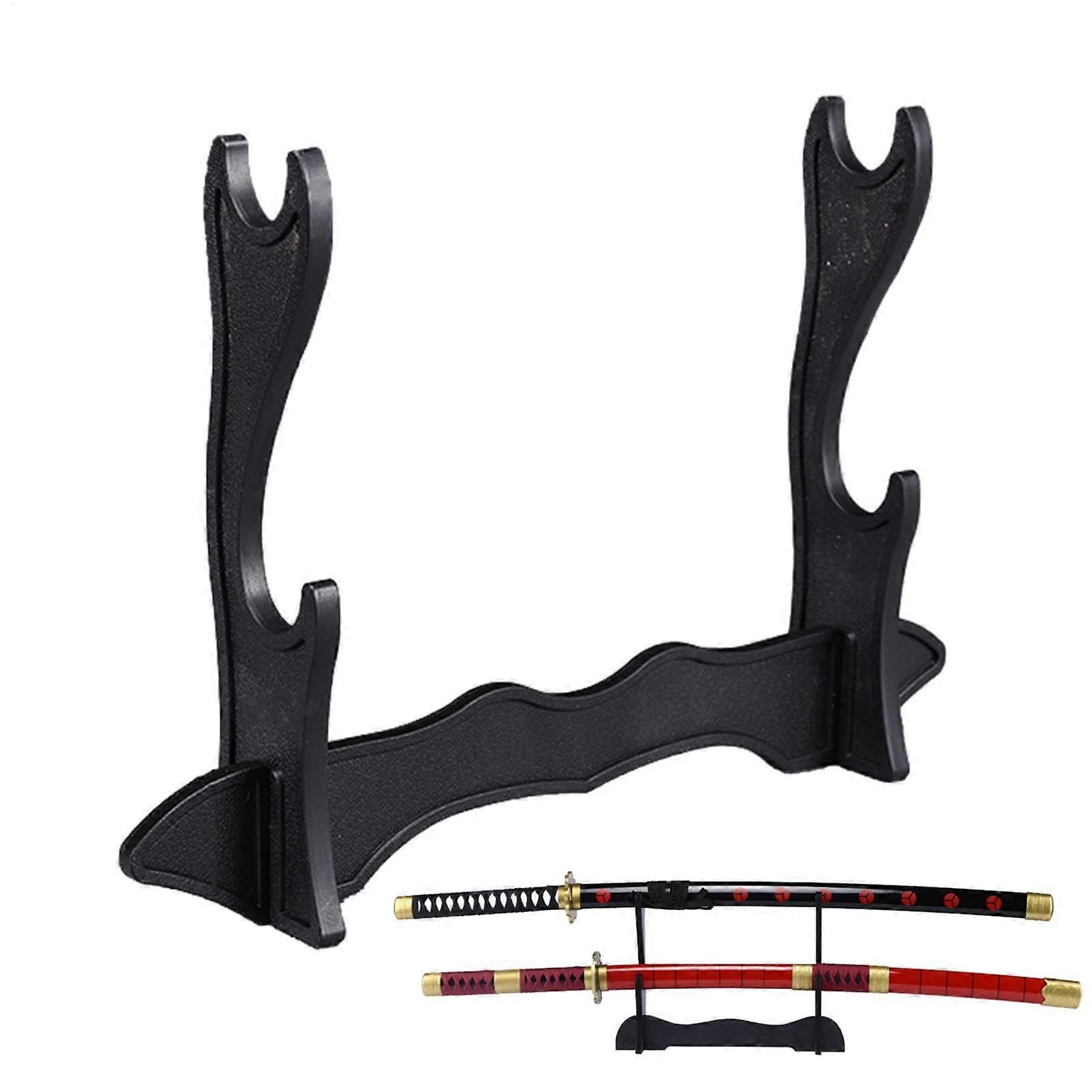Sabre Display Stand Cutter Holder Wall Mounted Katana Rack 2Tier Sword Holder