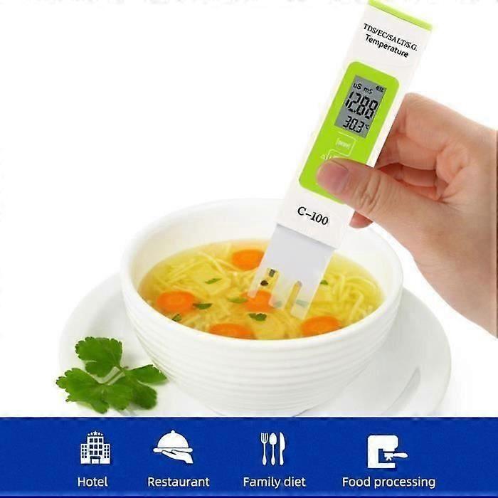 In 1 Water Quality Detector Salinity(Celsius: 0.1-80.0)Mkk76