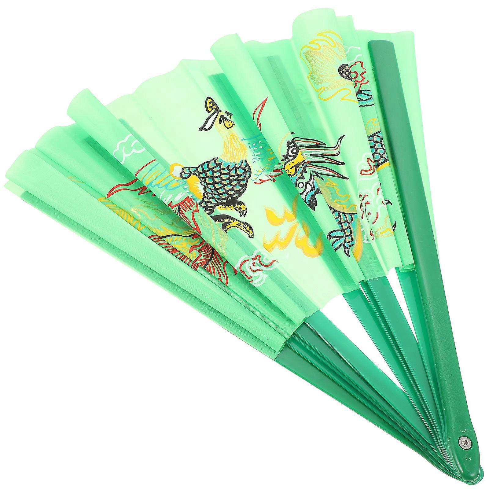 Large Folding Fans For Dancing Traditional Hand Fan Ancient Style Fan Party Folding Fan Lightweight 1Pack