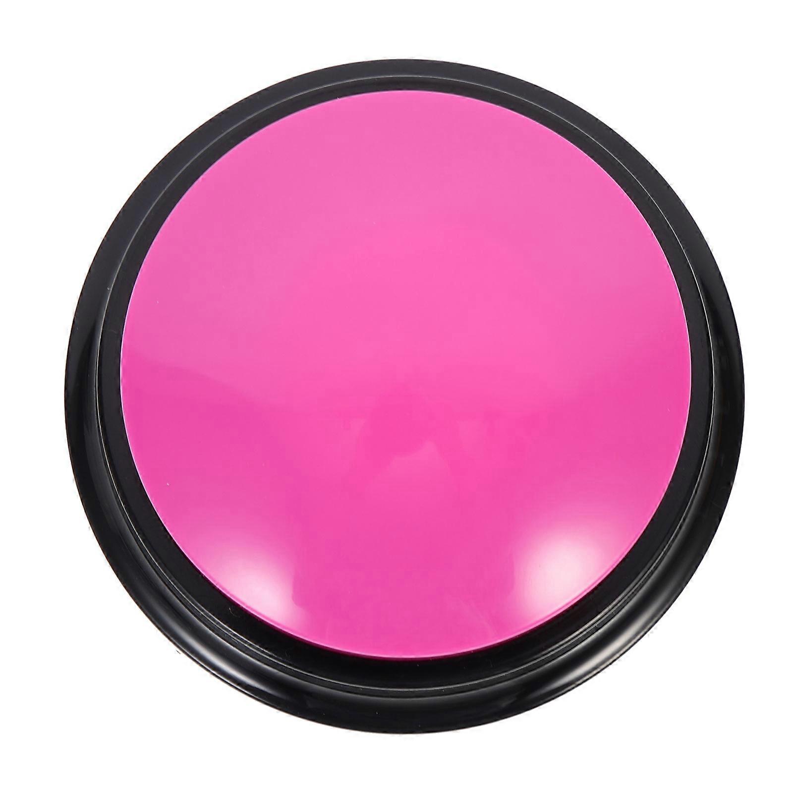 Rosy ABS Material Wear-resistant Recording Button for Pet Use with Sound Function 1 Piece