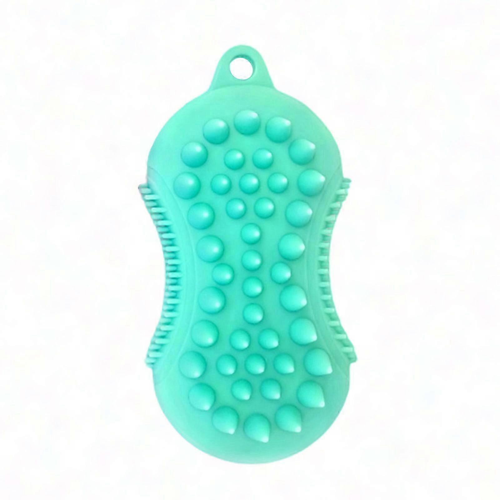 2 in 1 Silicone Shower Brush & Scalp Massager Double Sided Dandruff Remover