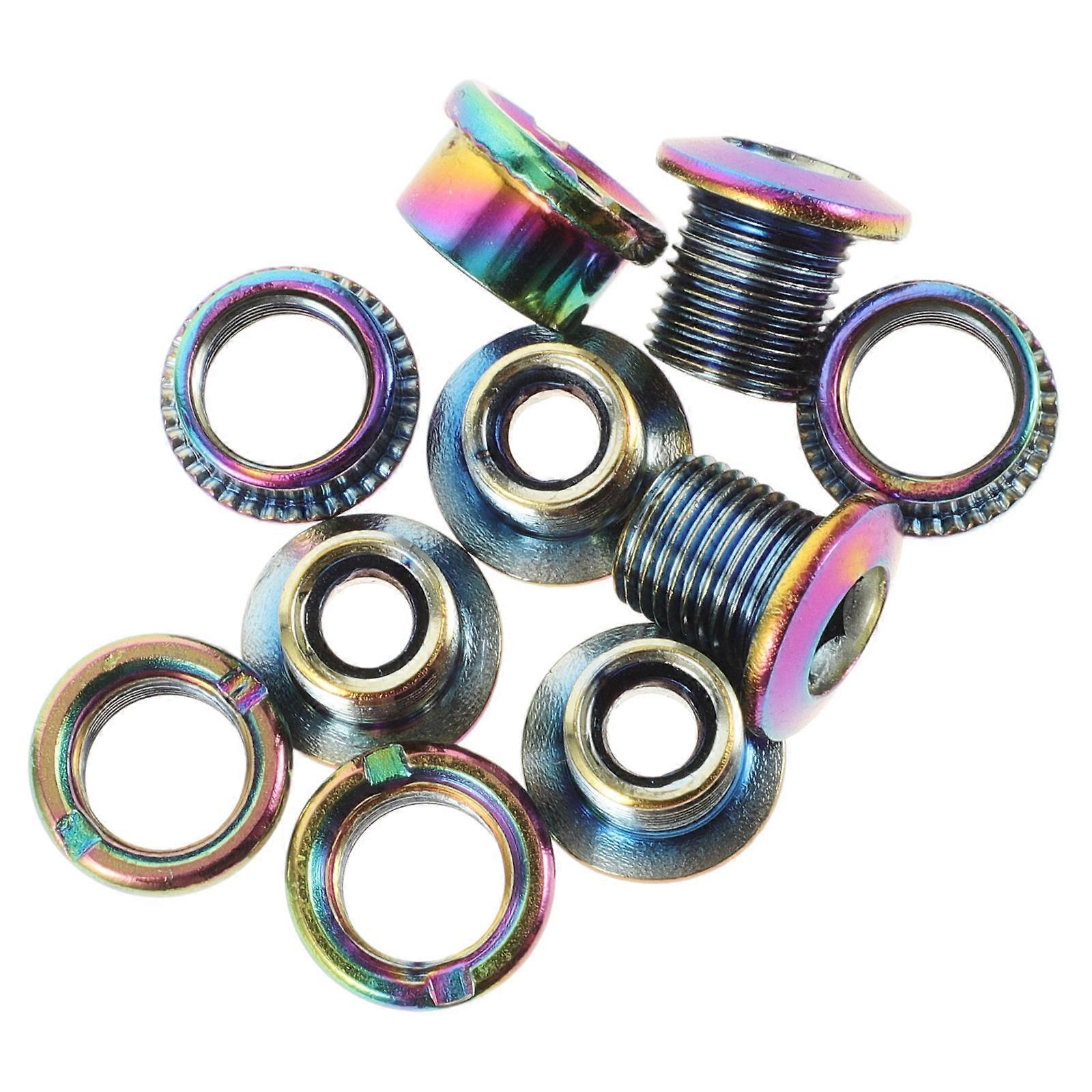 Δισκοβραχίονας Προμήθειες Chainring Βίδες Βίδα εύκολη εγκατάσταση Ορεινή ποδηλασία 5Sets