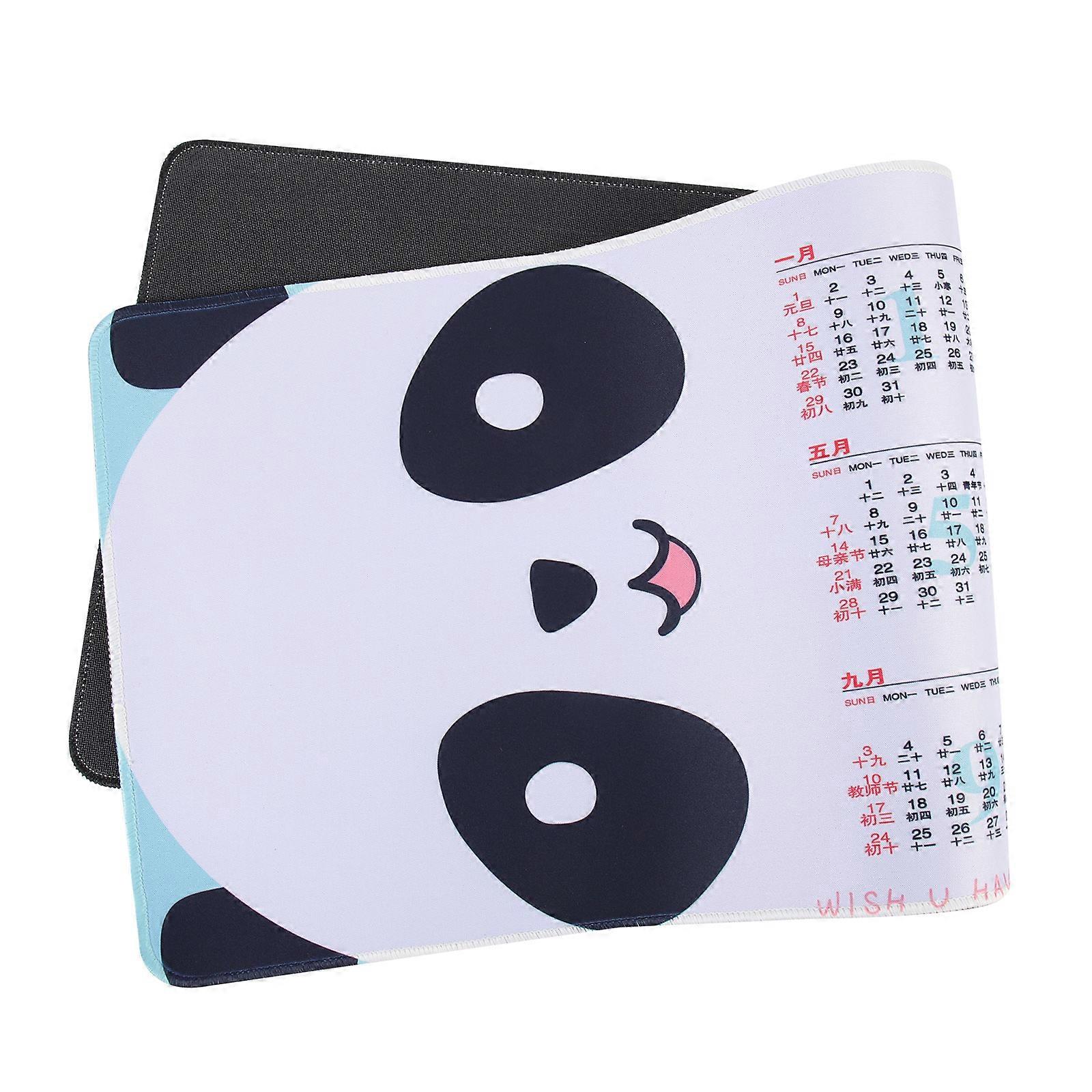Cool Mouse Pad Practical Design 2023 Calendar Printing For Family Friends Gaming Enthusiasts Non-Slip Bottom 80X30Cm 1Set