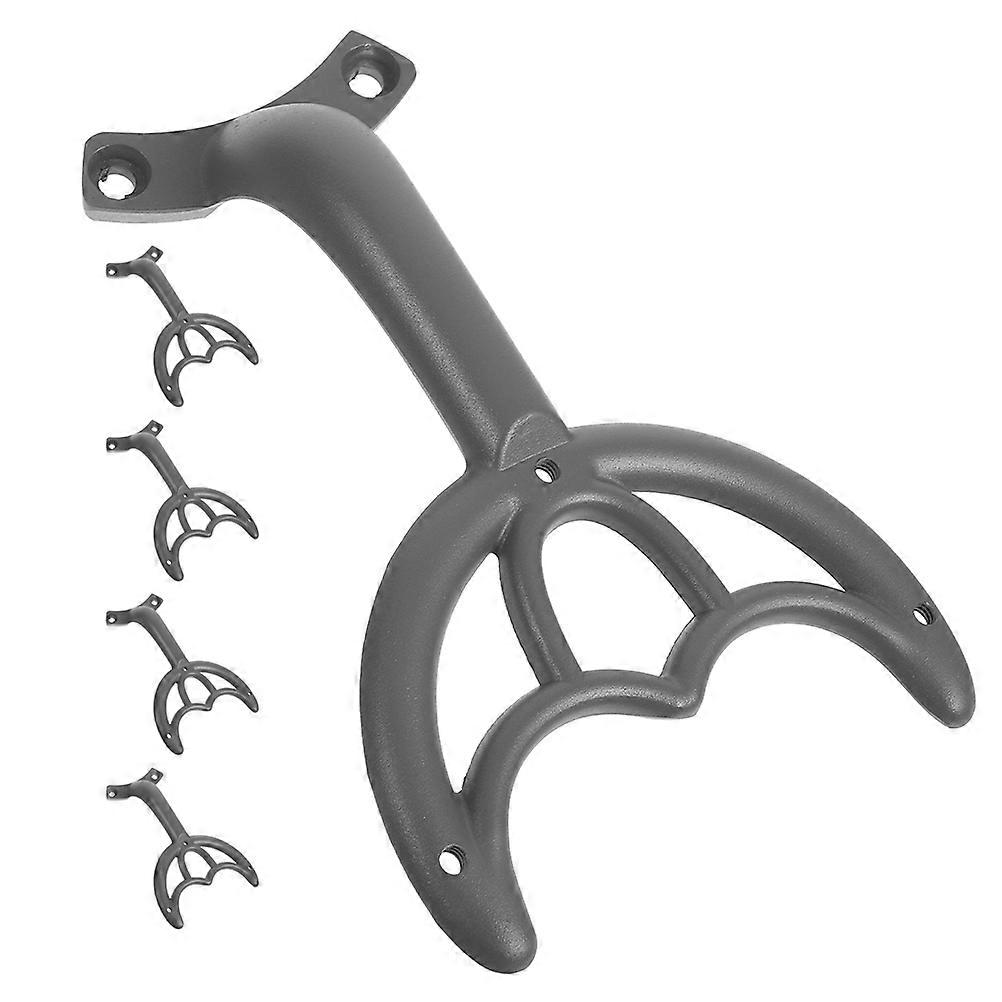 5pcs Alloy Ceiling Fan Arms Replacement Kit with Support Brackets for Easy Installation and