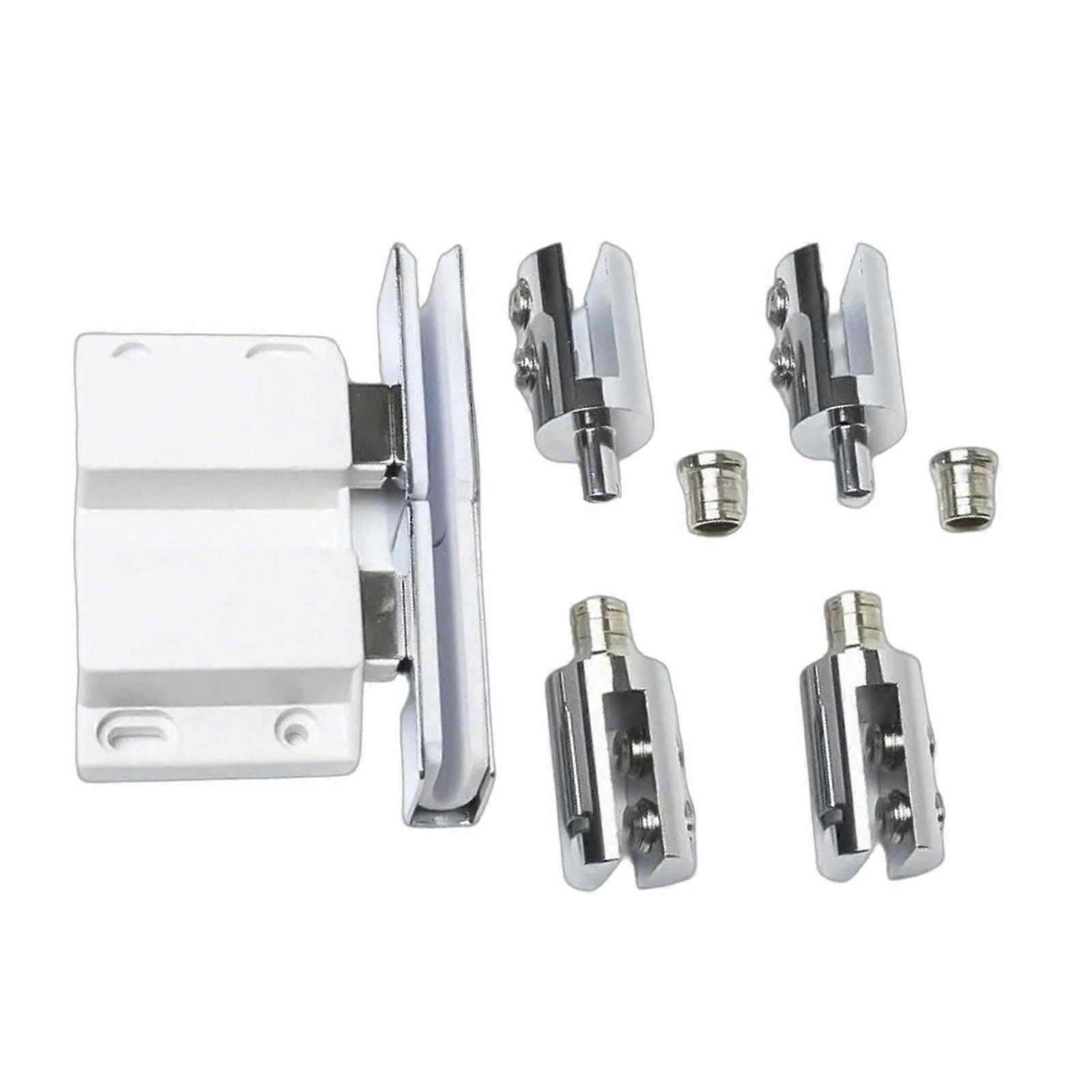 Double Door Top & Bottom Pivots Hinges Glass Door Pivots Hinges with Double Swinging Motion Simple Installs for Glass Door bright light