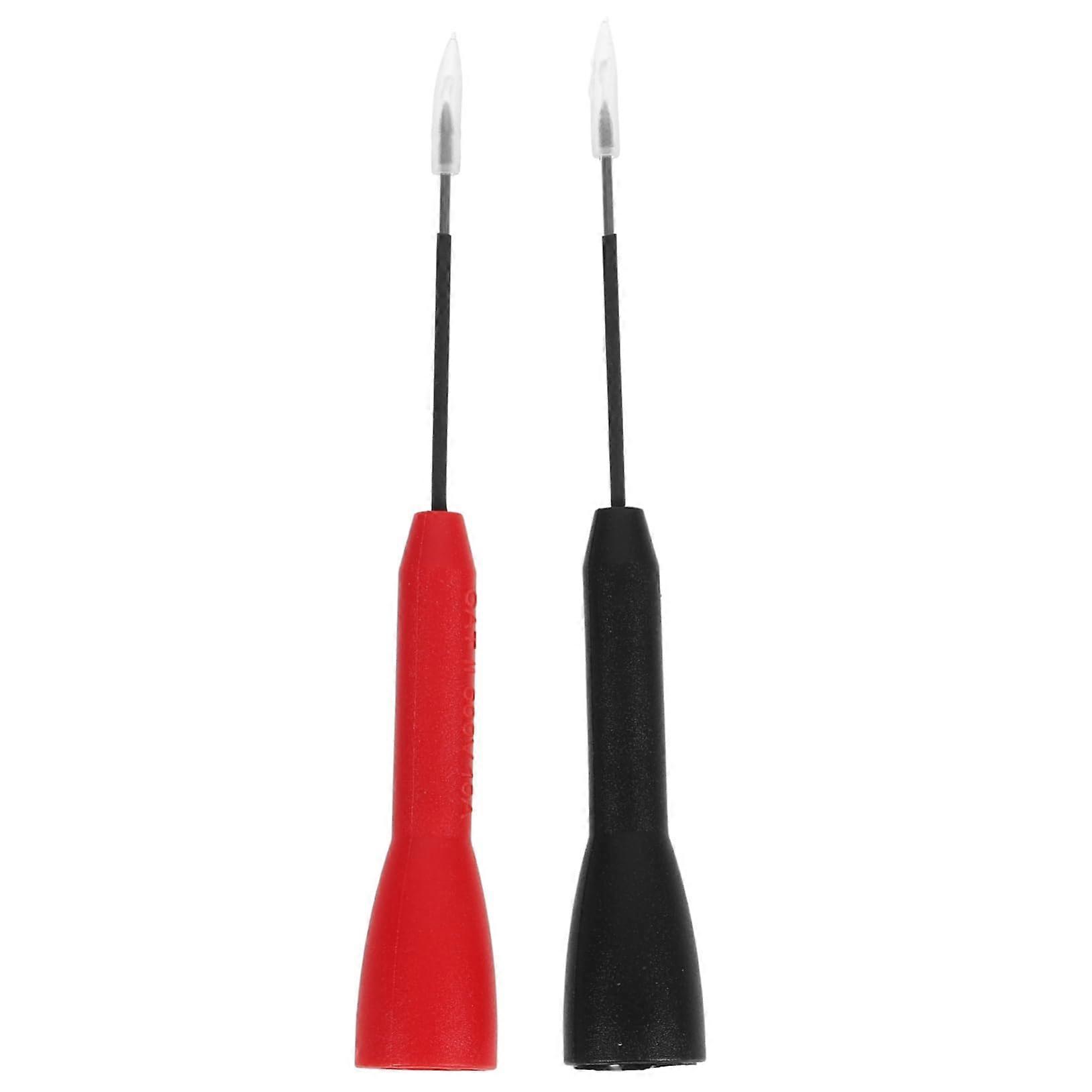 Non-Destructive Pen Voltage Tester Pack of 2 Electronic Test Probe Insulation Needle for Automotive Copper Multimeter Plug