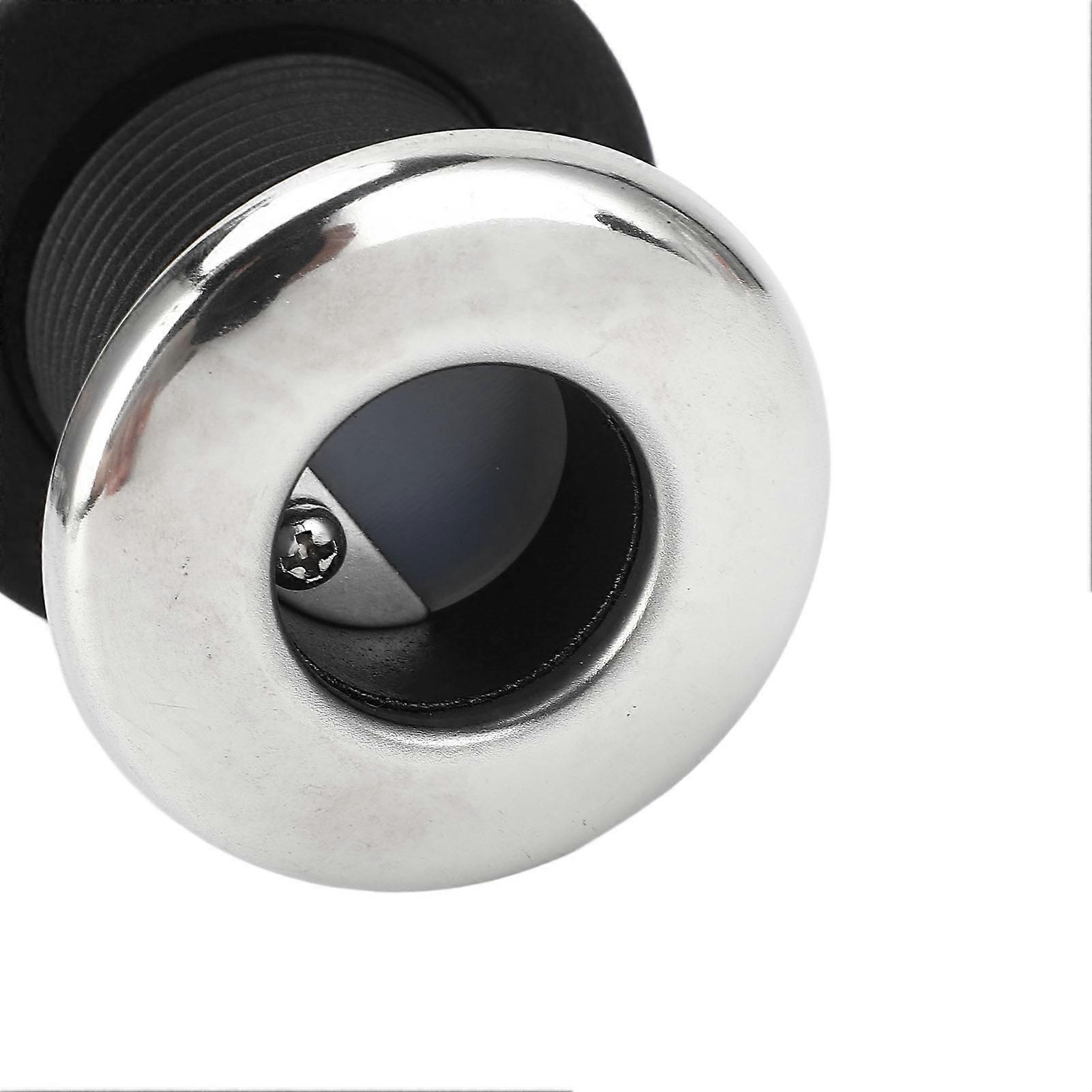 3/4in Thru Hull Fitting Nylon Leakproof High Toughness Thru Hull Hose Connection for Boat Marine 90 Degree Elbow
