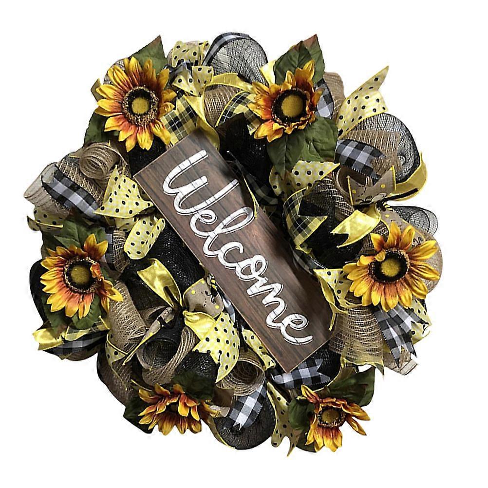 Artificial Wreath Decoration Item For Indoor Decoration In 35X35cm Size Lightweight And Portable 1Pc
