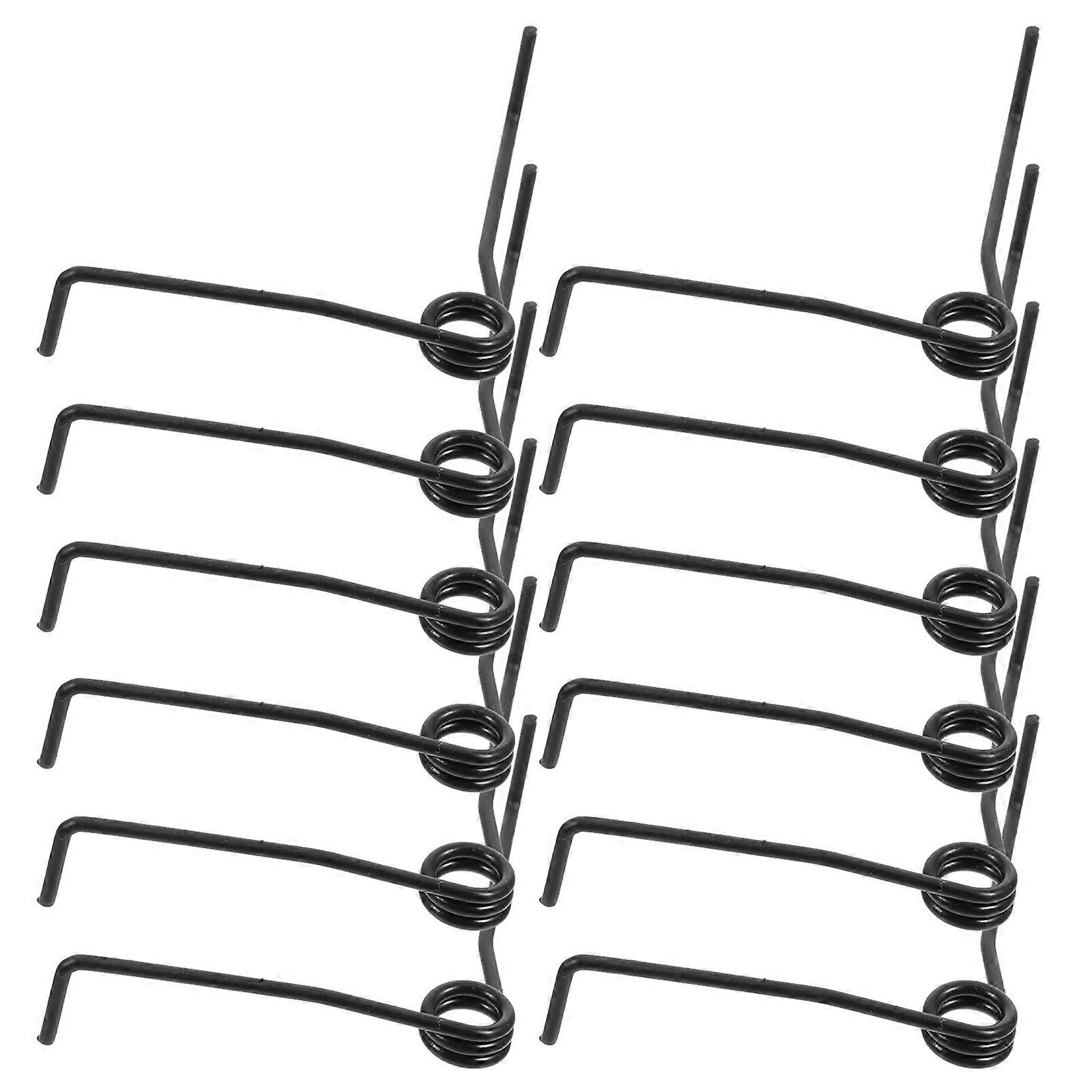 Spring Replacement Durable Precision Pruner Springs Black Hook Shape Additional Elasticity Easy Installation And Replacement 20Pcs