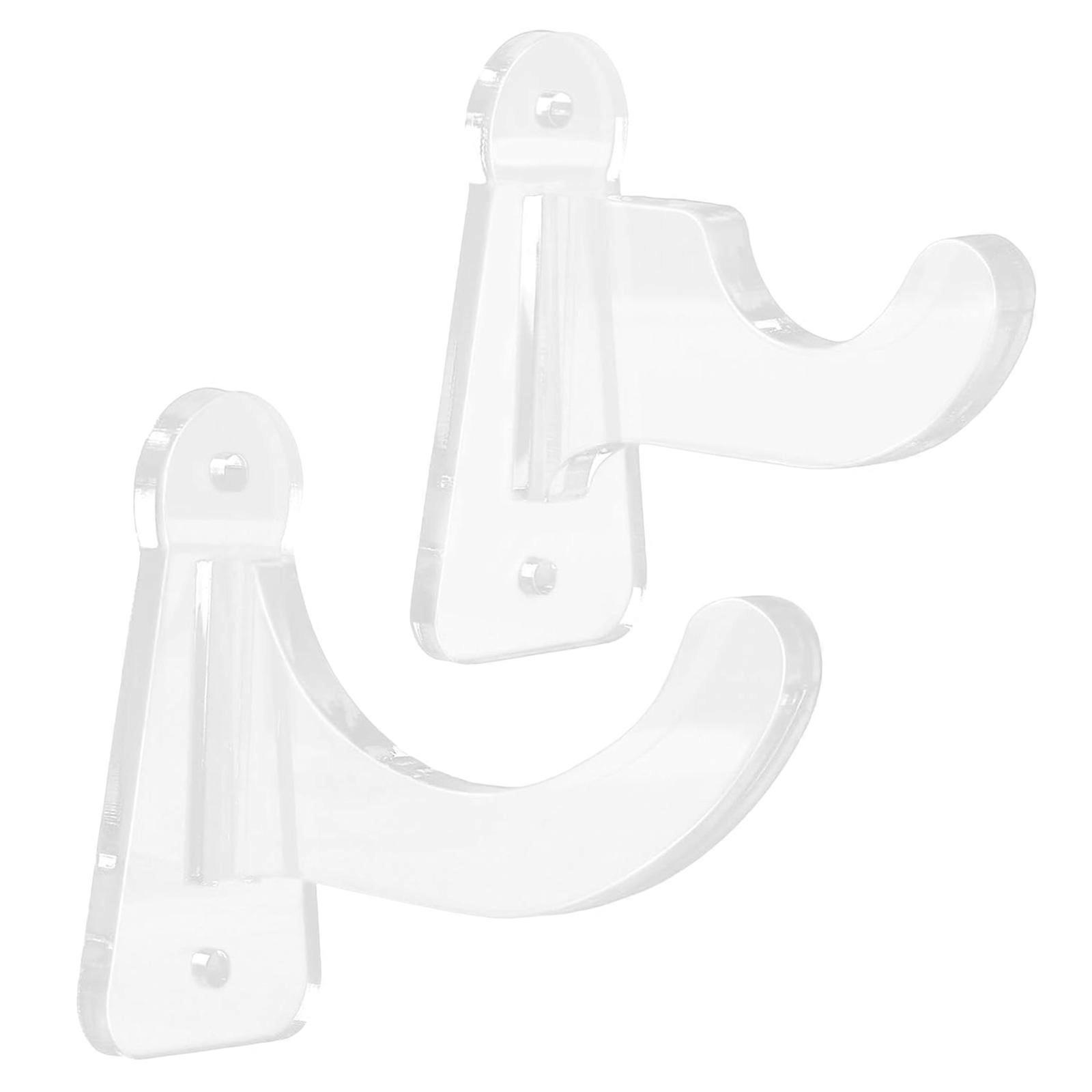 Acrylic Baseball Bat Holder Wall Mounted Clear Multi Functional Display Stand Durable Creative Bat Support for Home Storage Decoration Organization