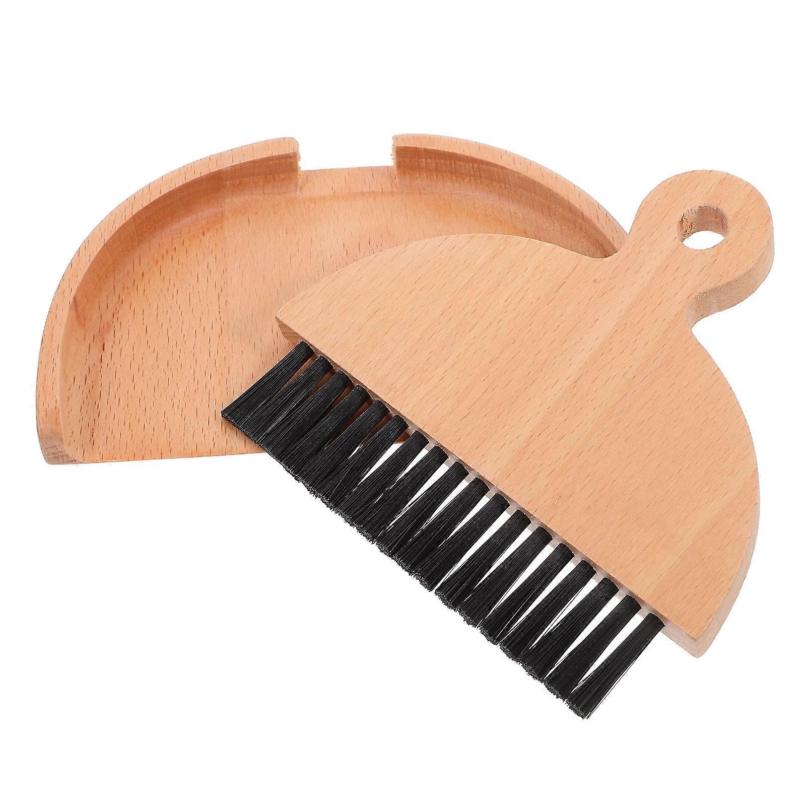 Dustpan And Broom Set Portable Dustpan Set Simple And Generous Design PP Brush Fibers 1Set