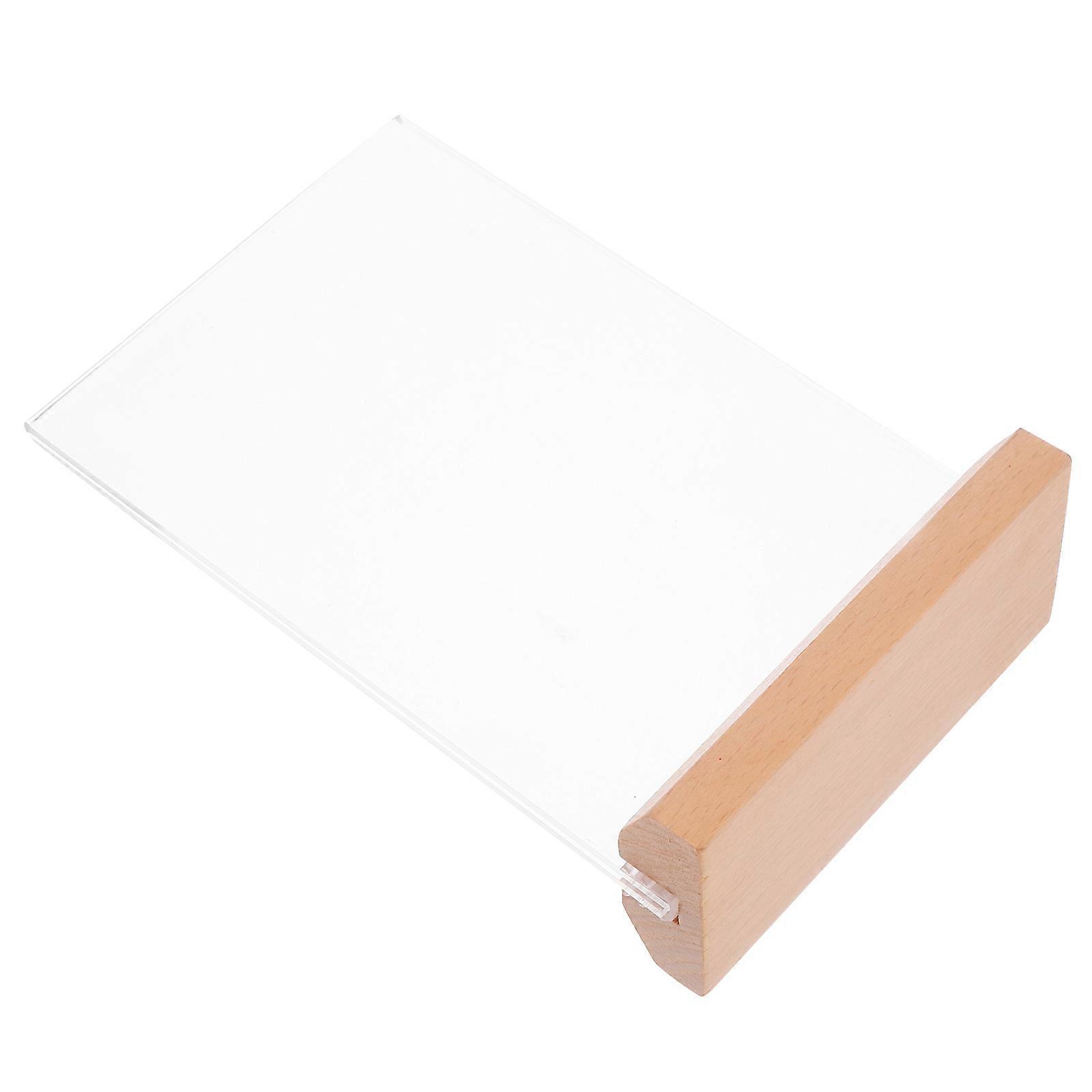 Acrylic Price Sign Holder with Clear Double Sided Display Stand – Transparent Retail Market Card Holder for Easy Installation in Supermarkets, Shops,