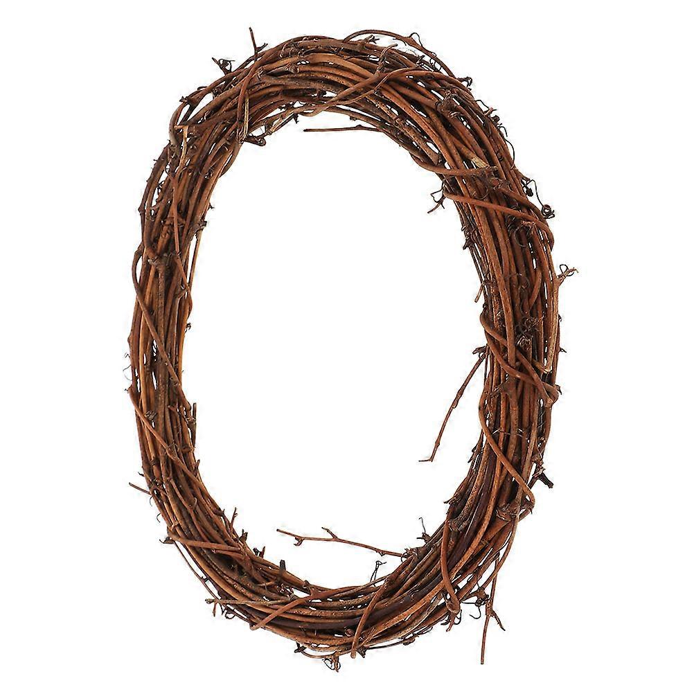 Flexible Natural Grapevine Wreath for DIY Christmas Crafts Decorations Lightweight Rattan Garland Elegant Design for Door Wall Decor