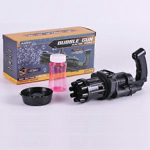 Soap Bubble Gun Soap Bubble Machine Bubble Gun 1 Pcs Black