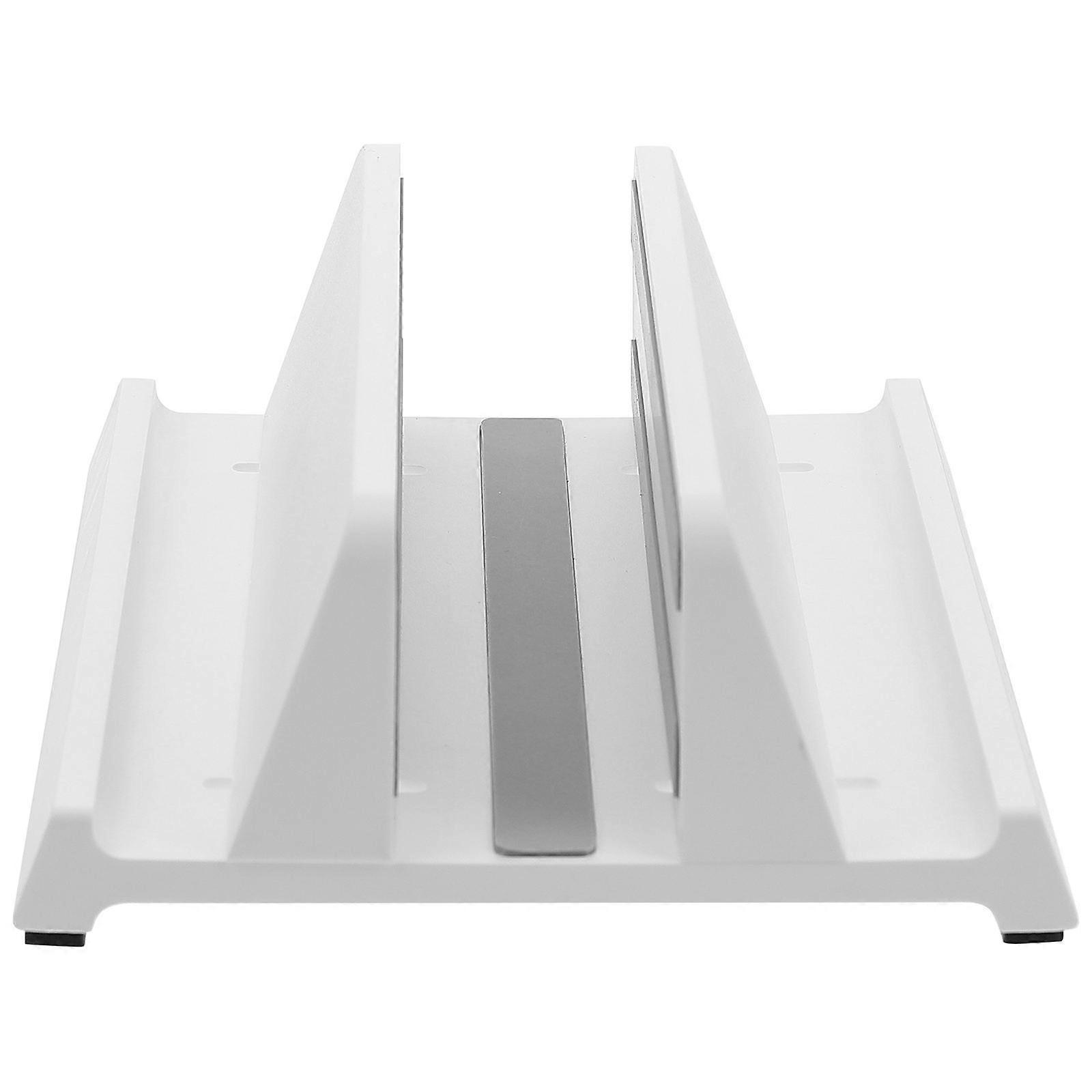 Tablet Vertical Rack 1Pack Vertical Stand For Home Office Simple Support Design 16.5X13.5CM White
